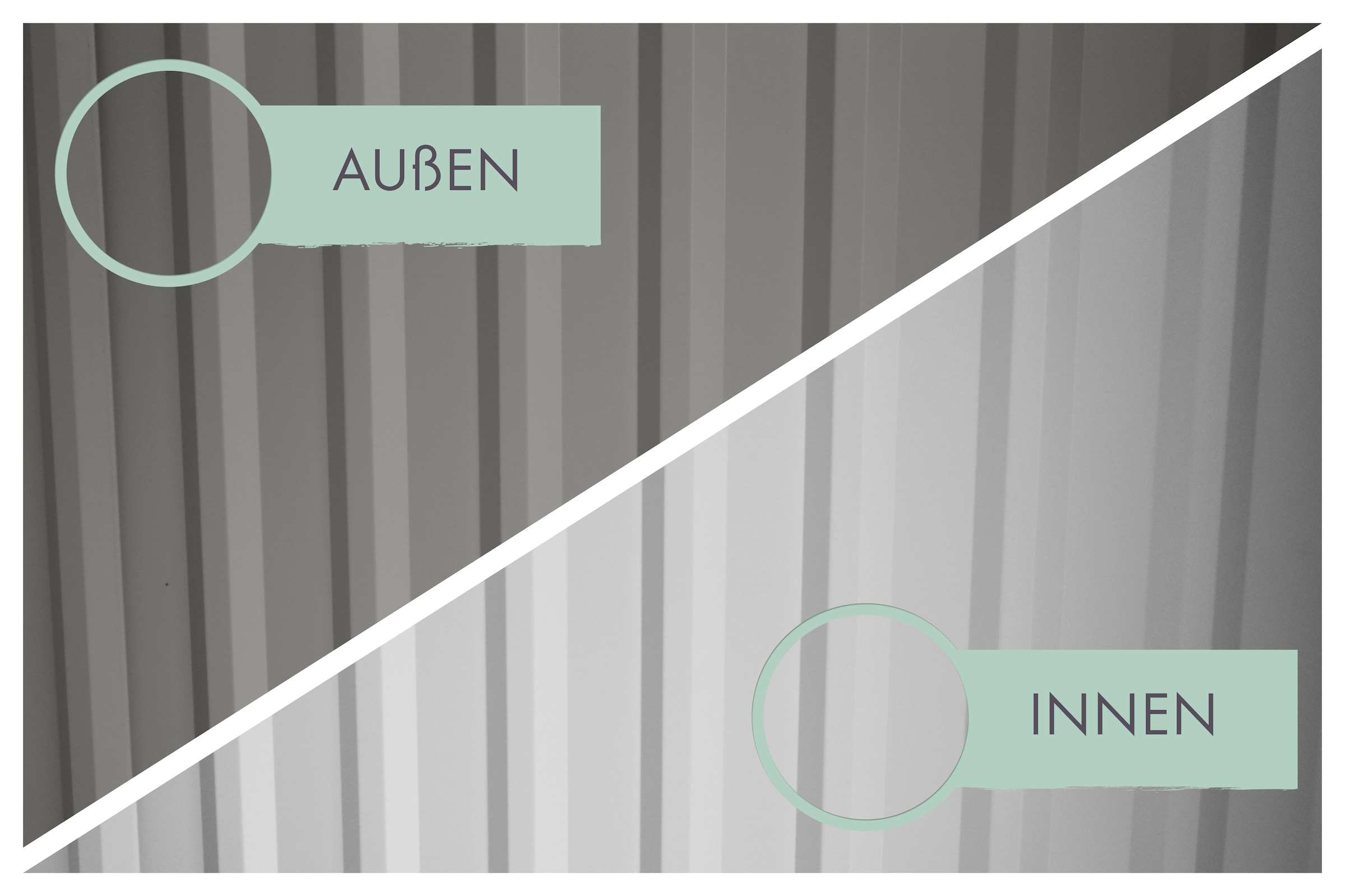 Karibu Aufbewahrungsbox »Ferrum 3« mit Leimholzrahmen