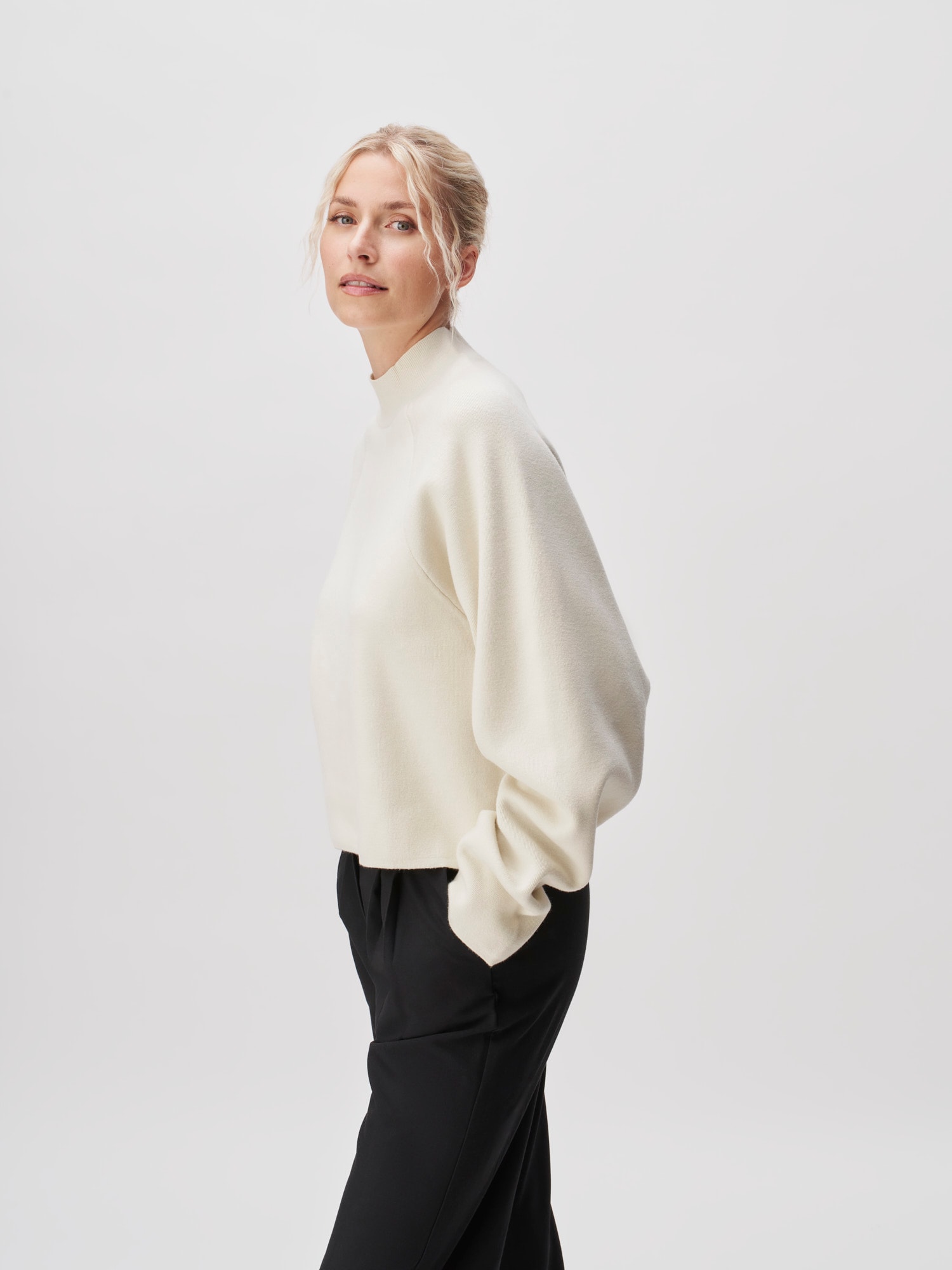 LeGer Strickpullover »Heather, LeGer by Lena Gercke«, Loose fit mit Rundhalsausschnitt