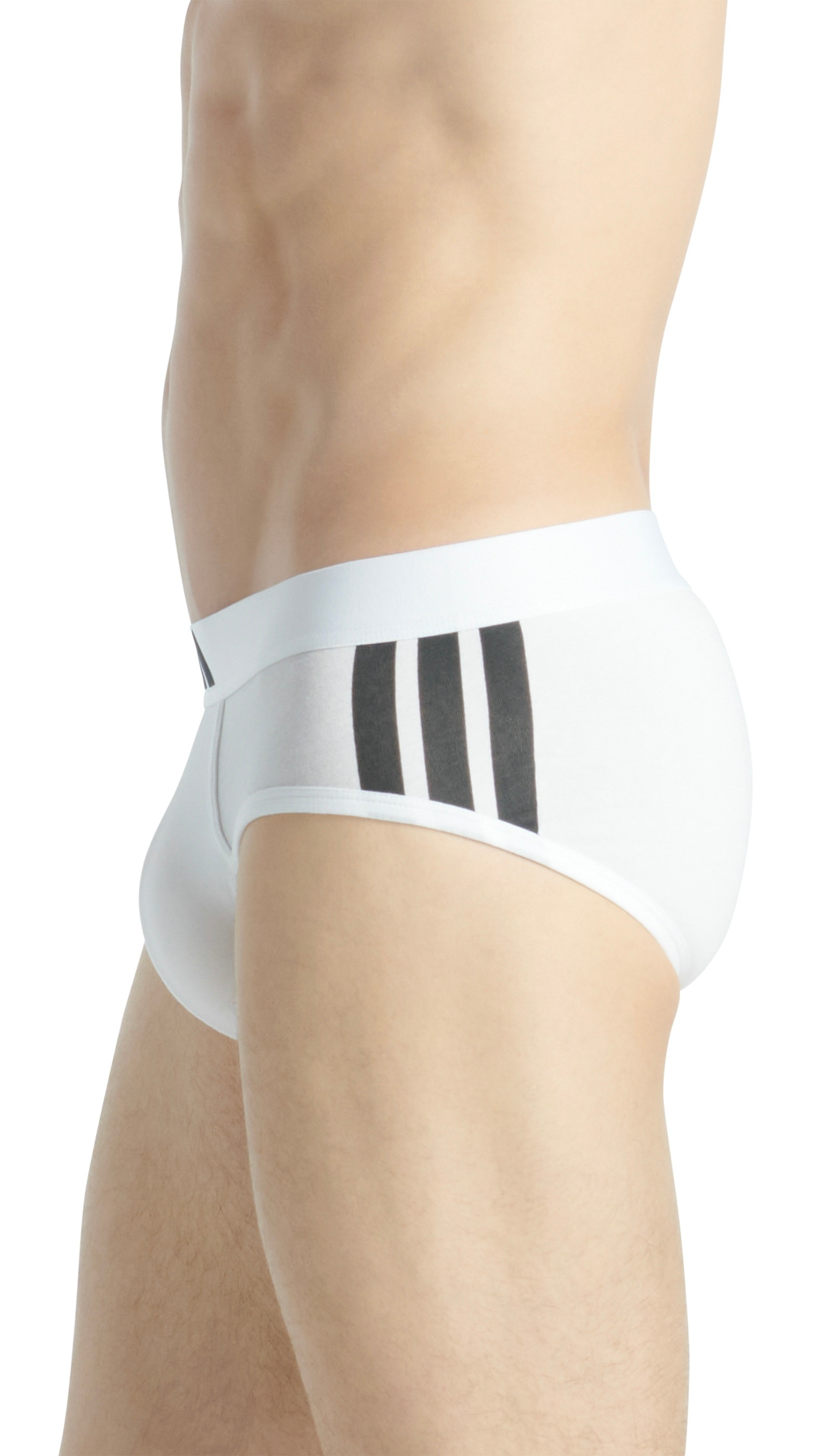 adidas Sportswear Slip »"Active Flex Cotton 3 Stripes"«, (2er Pack), Elastischer Logobund