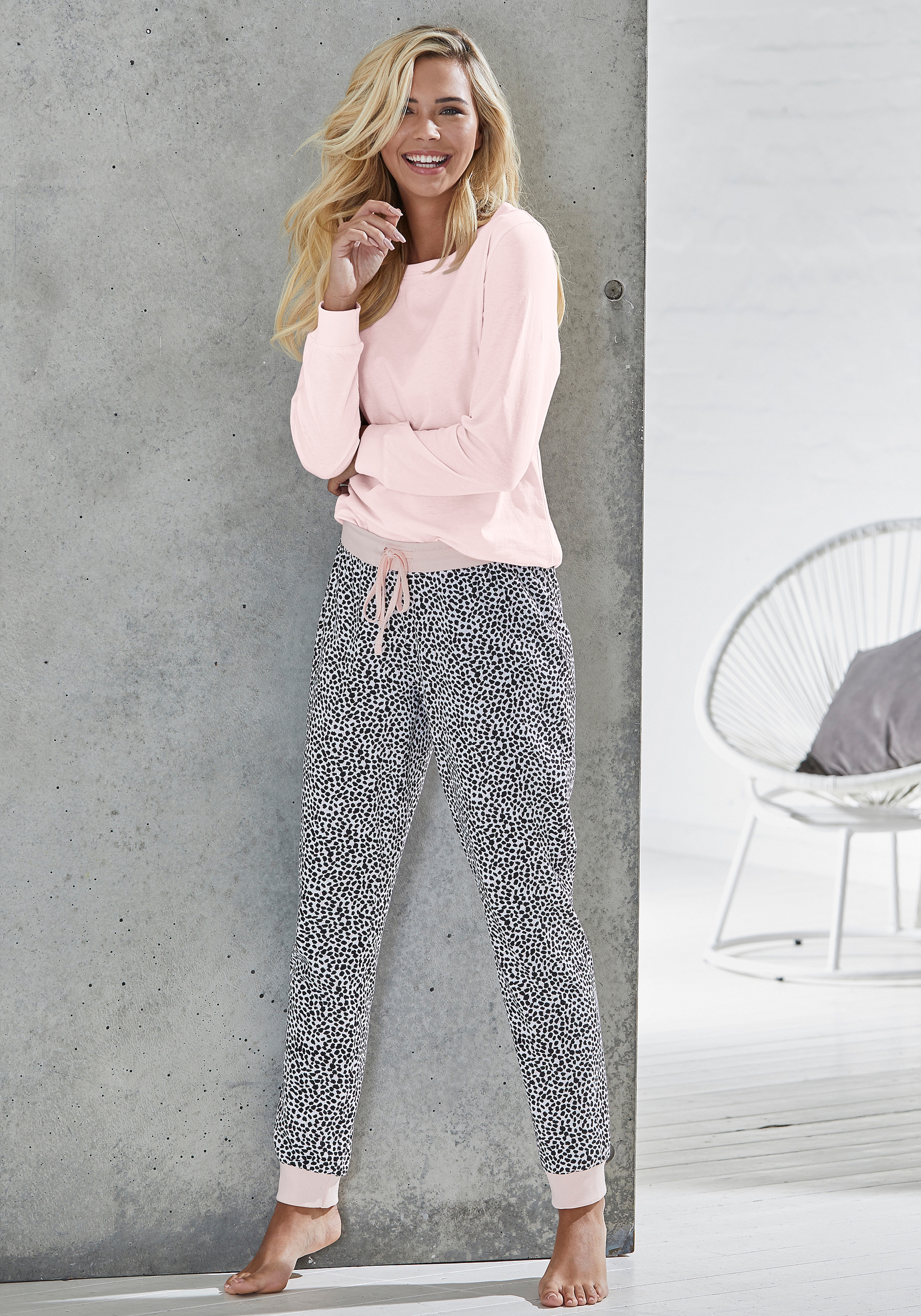 Vivance Dreams Schlafhose  mit Allover-Druck