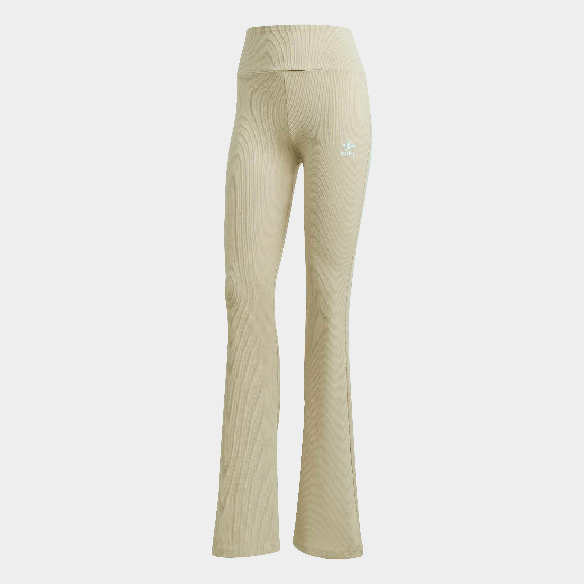 adidas Originals Leggings »ESS FL LEGGINGS«  mit ausgestelltem Bein und Ripp Optik, hoher Bund