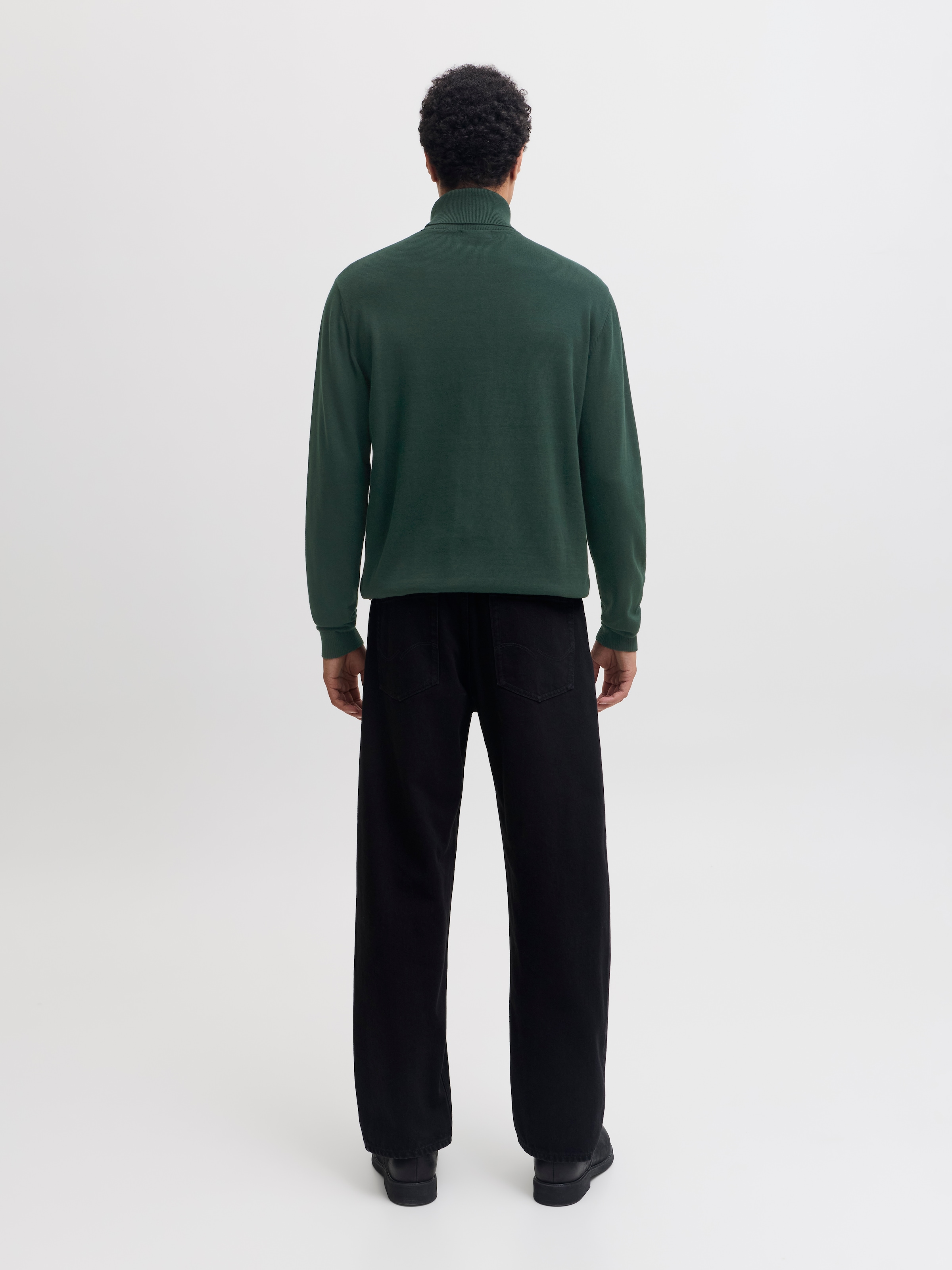 Jack & Jones Rollkragenpullover »JJEBASIC mit hohem Tragekomfort« Baumwolle, regular fit