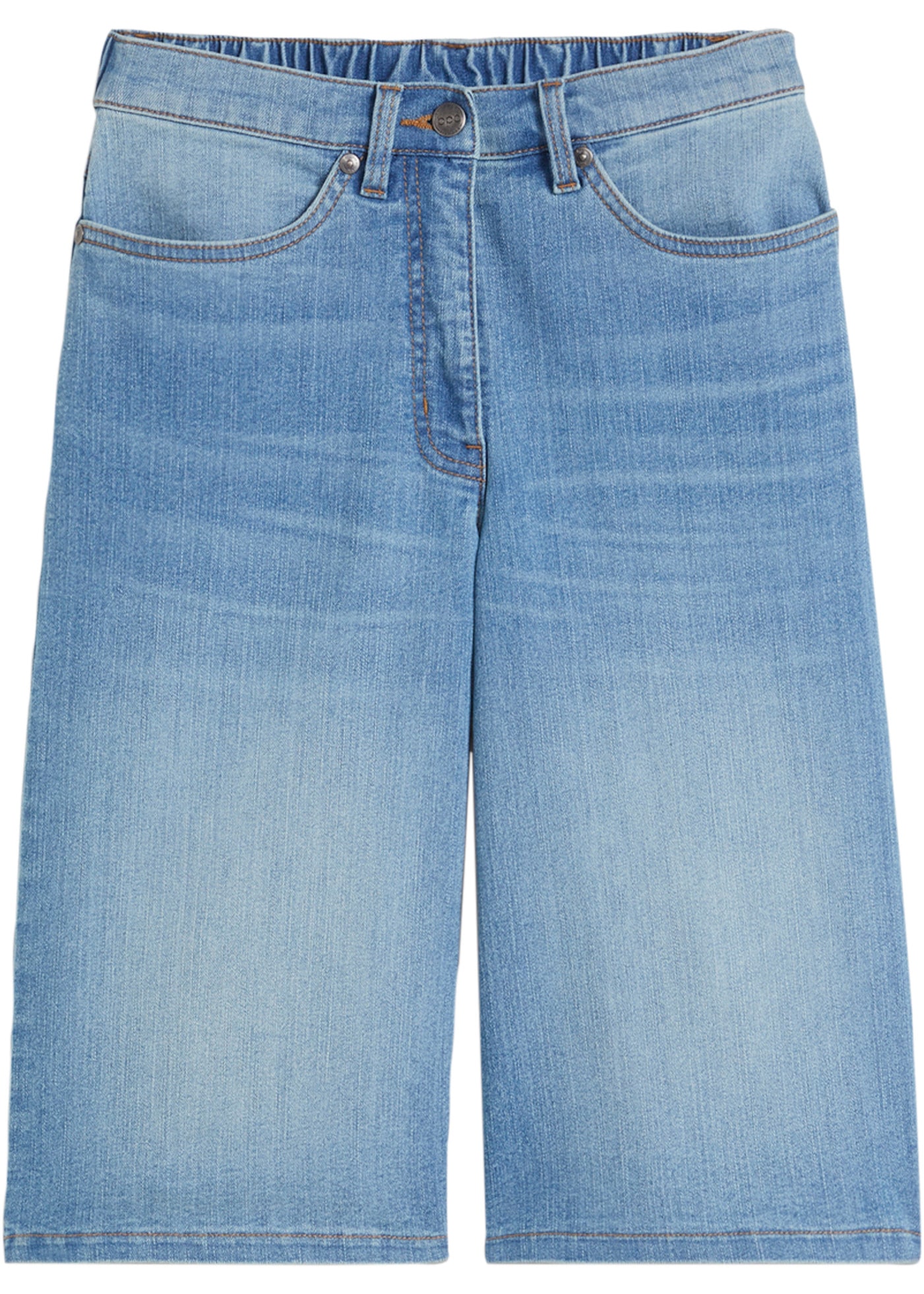 bonprix Bermudas  aus Baumwolle, Polyester und Elasthan, mit Stretch-Material