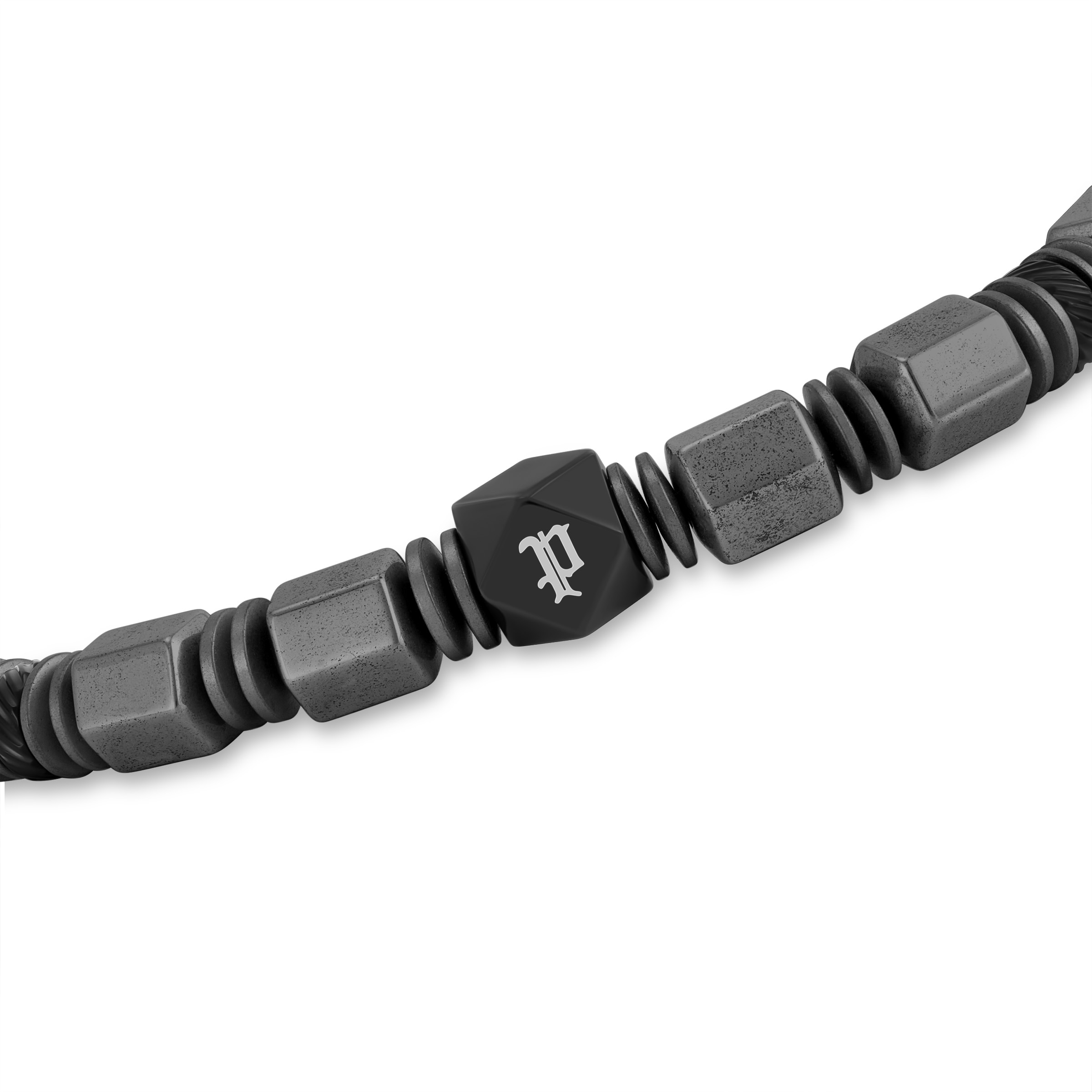 Police Armband »Hexchain« mit Hämatit