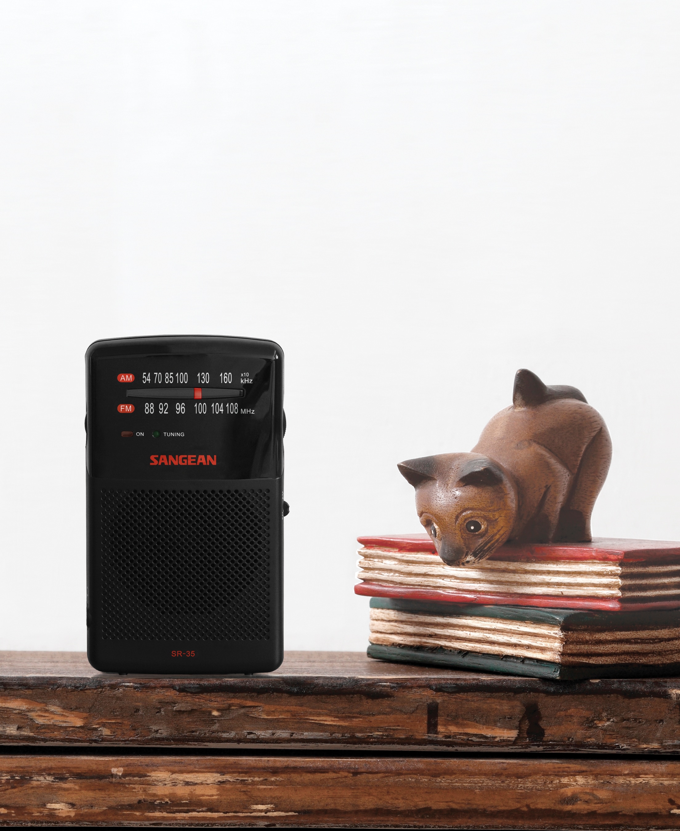 Sangean Radio »SR-35 (Pocket 100)«, (FM-Tuner-AM-Tuner), eingebauter Lautsprecher