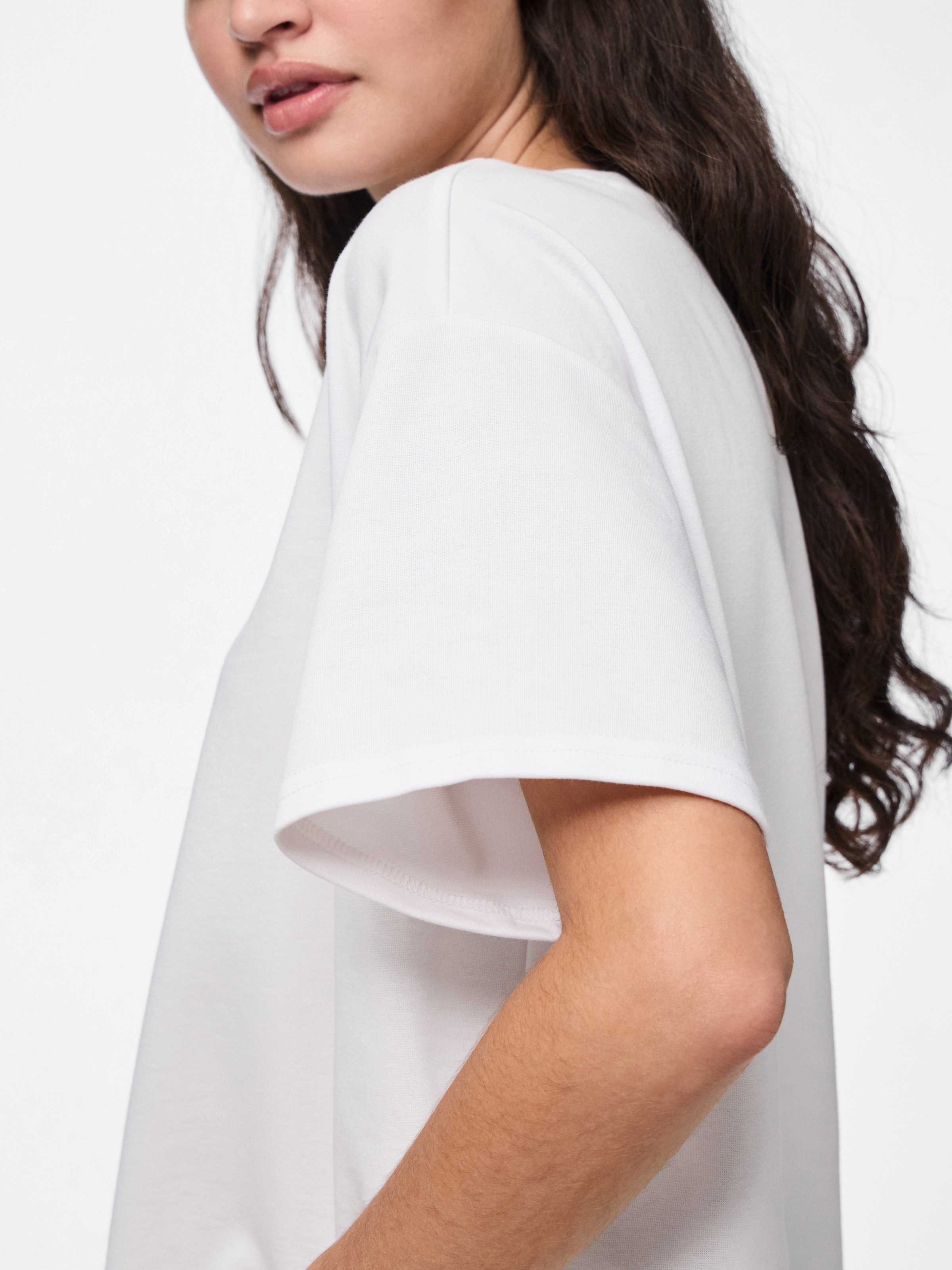 pieces Kurzarmshirt »PCSKYLAR SS OVERSIZED TEE NOOS«