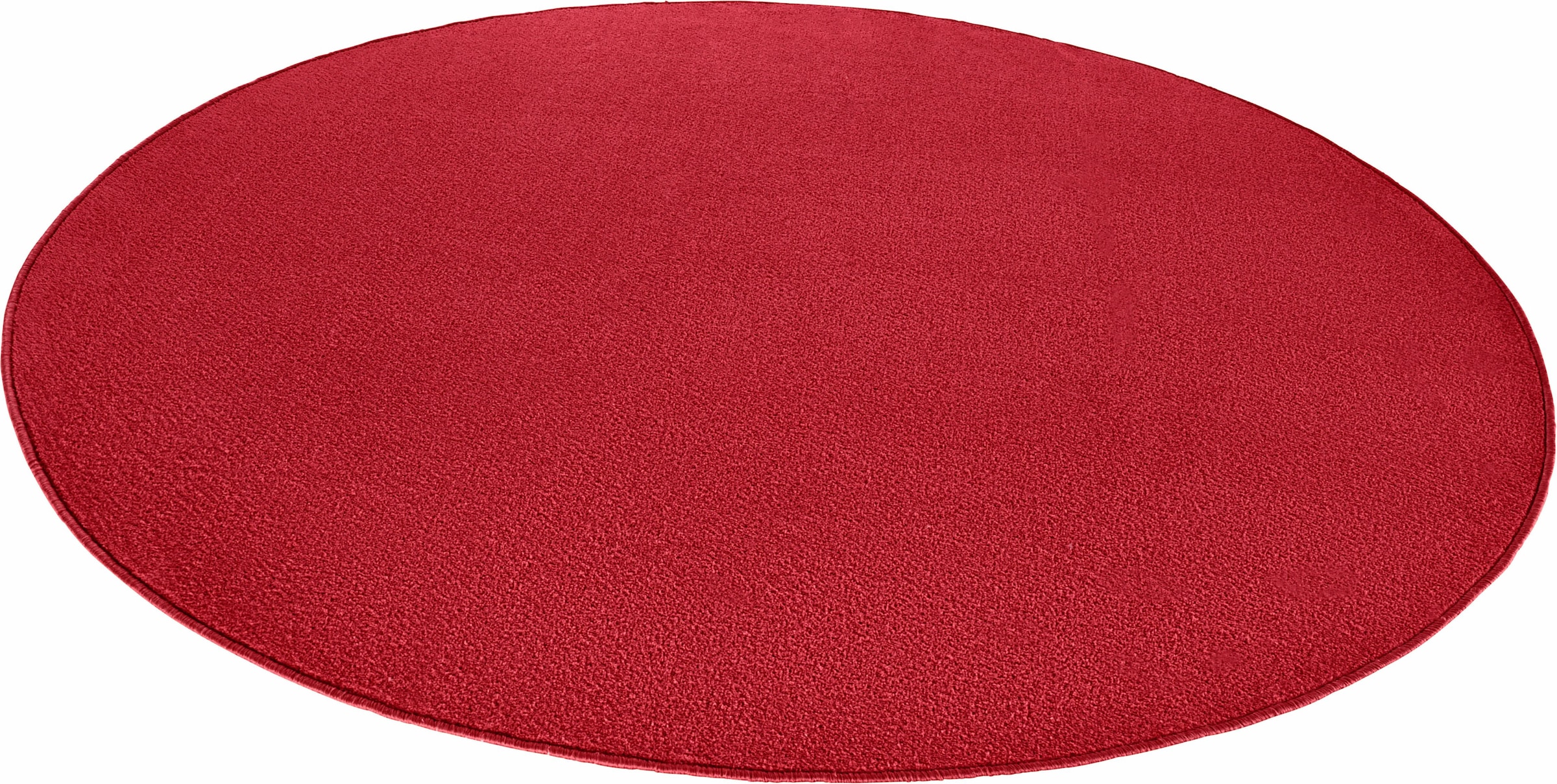 HANSE Home Teppich »Fancy«, rund, 7 mm Höhe, Kurzflor, Weich, Einfarbig, Wohnzimmer, Schlafzimmer, Esszimmer