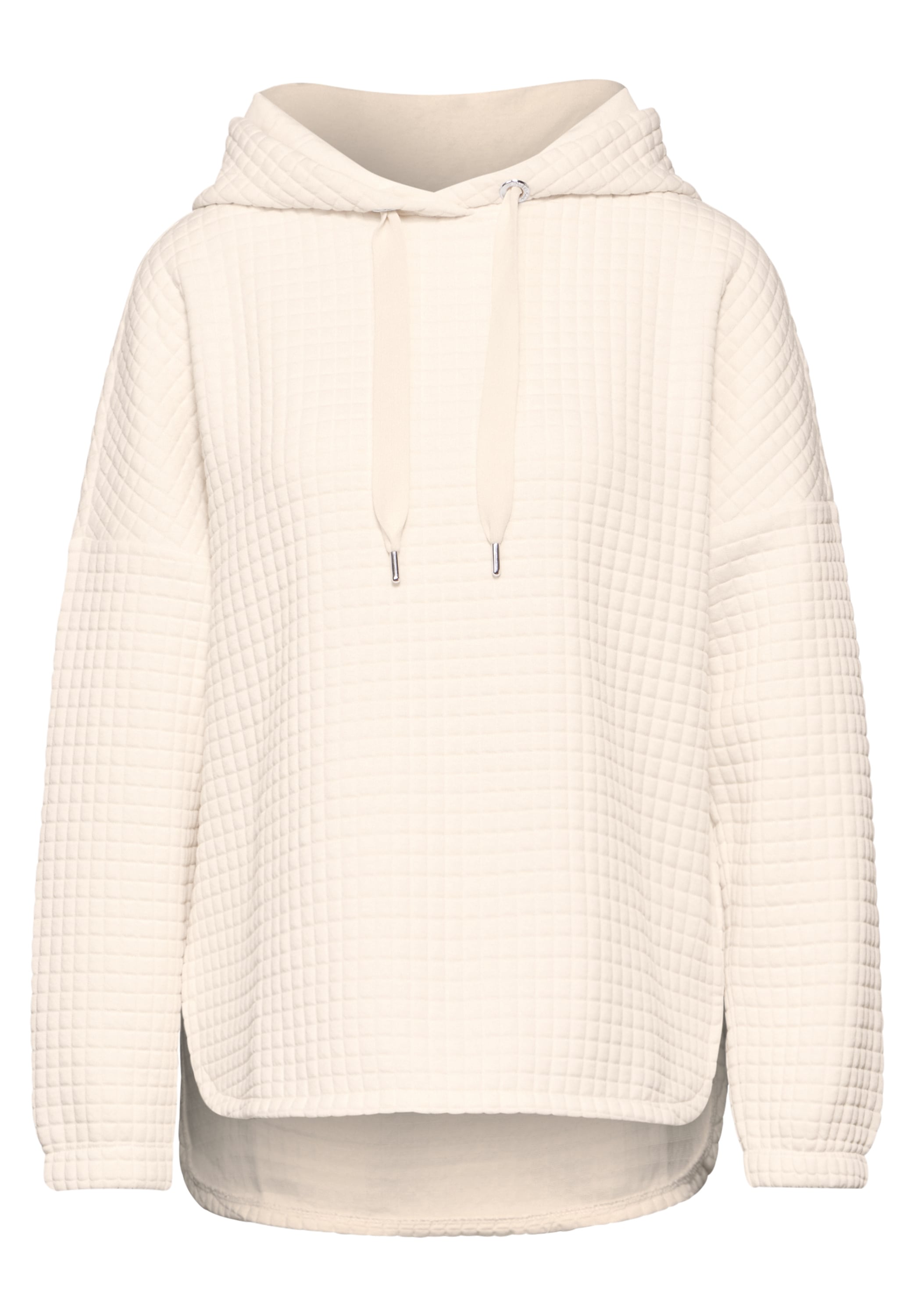 STREET ONE Kapuzensweatshirt, mit Strukturmuster