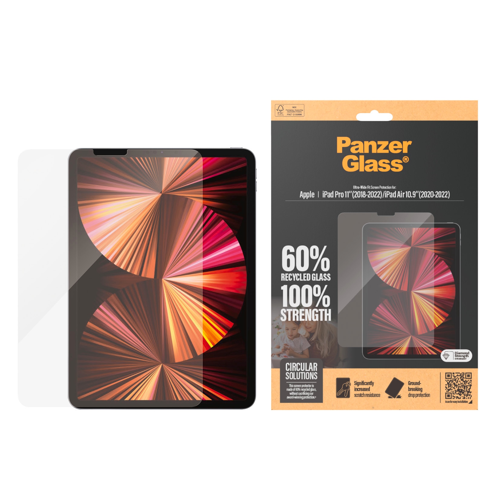 Displayschutzglas »Ultra-Wide Fit Screen Protector«, für Apple iPad Pro 11''...