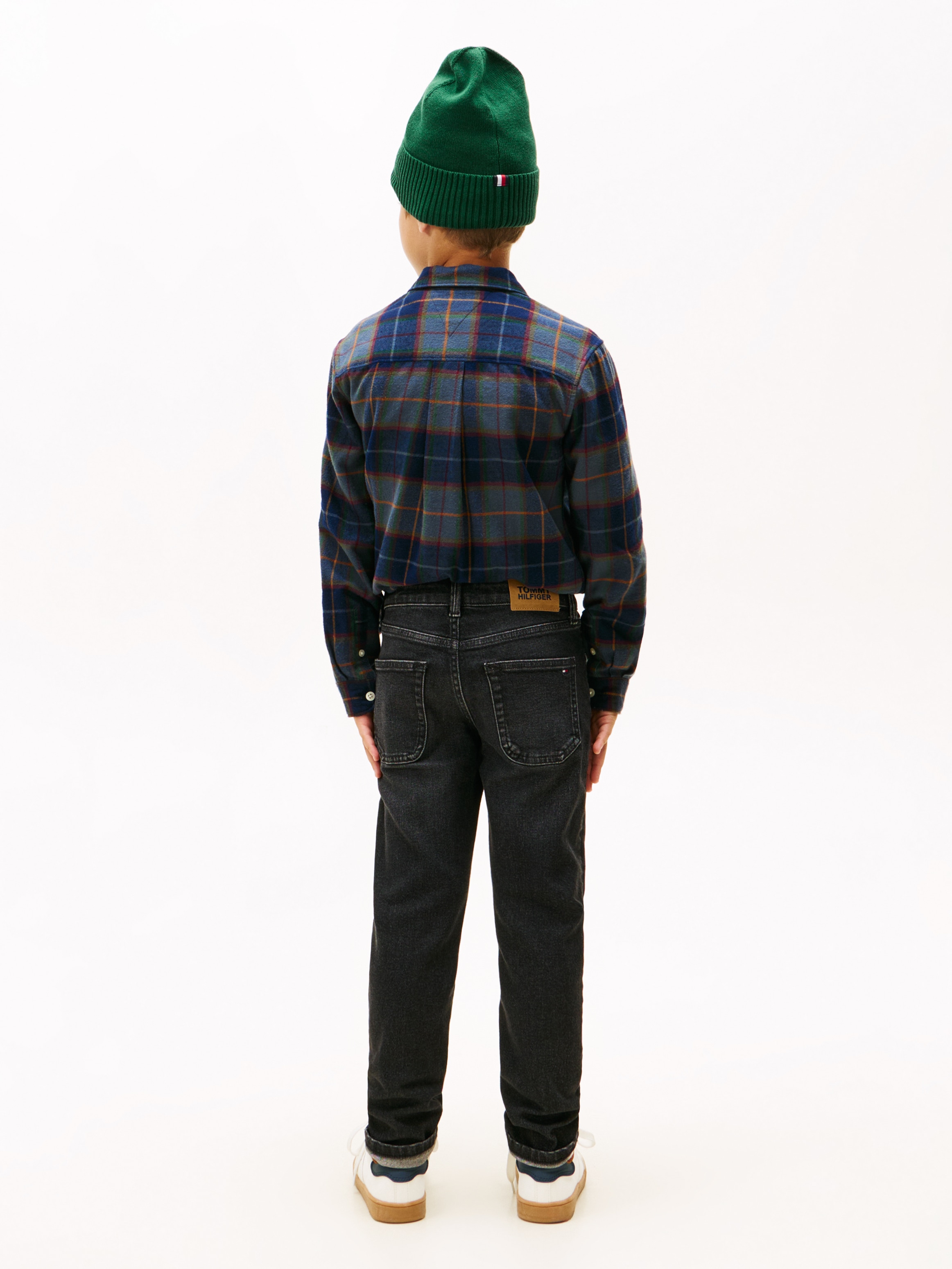 Tommy Hilfiger Gerade Jeans »MODERN STRAIGHT WASHED BLK DENIM«, Kinder bis 16 Jahre