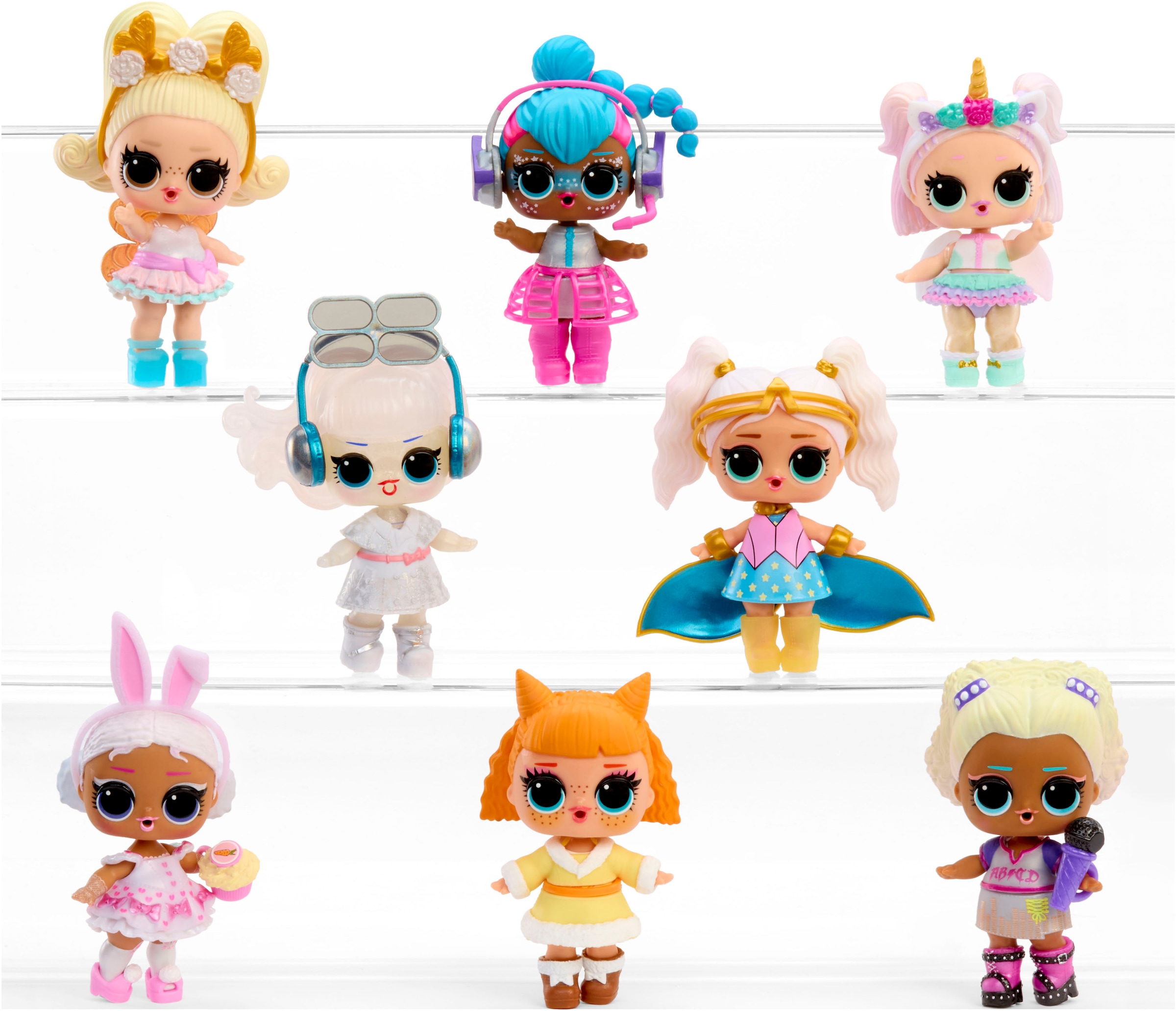 L.O.L. SURPRISE! Anziehpuppe »L.O.L. Surprise Eye Spy Tots«, mit magischem Farbwechsel; Lieferung erfolgt sortiert