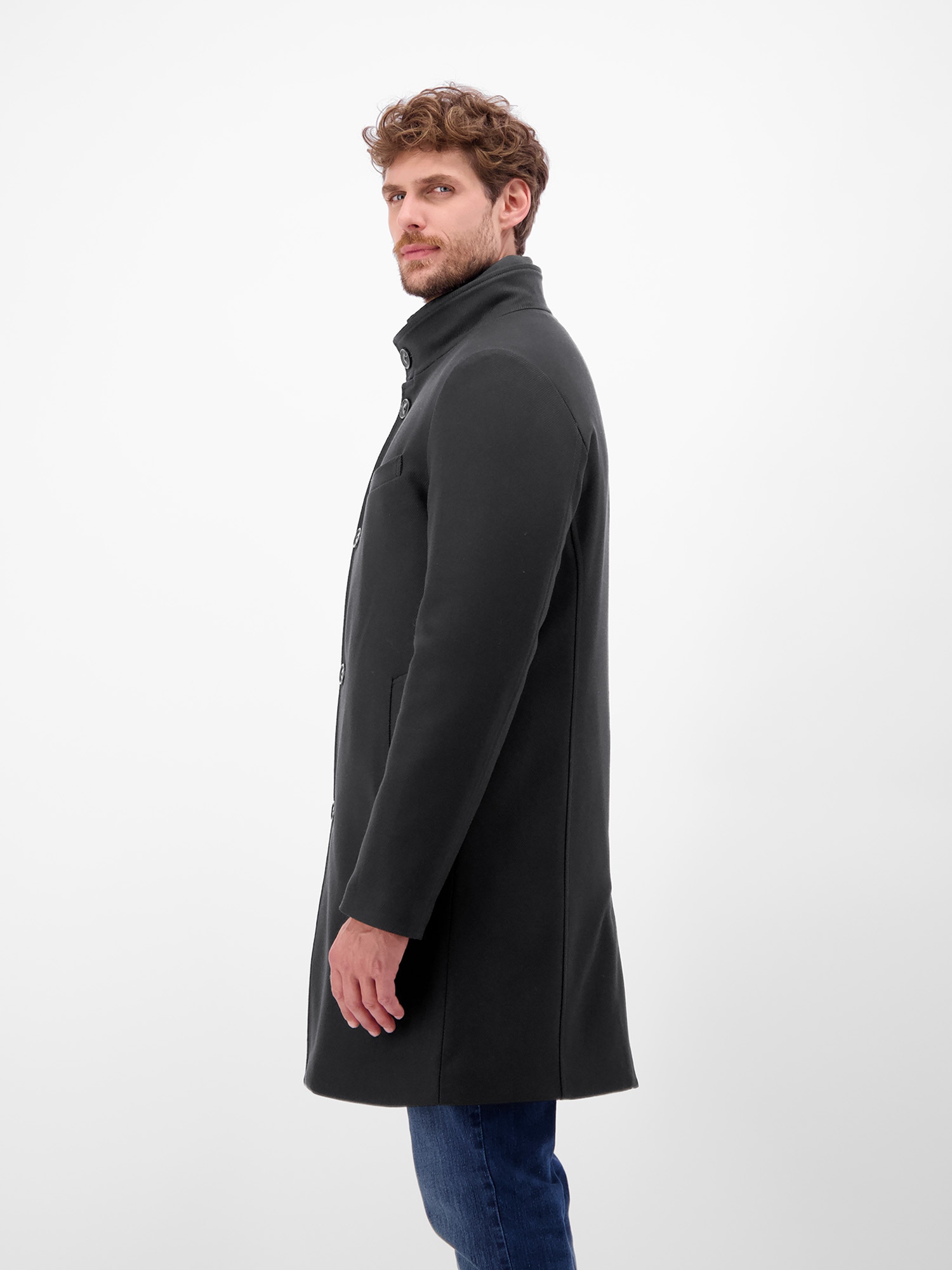 LERROS Wollmantel »Herren-Wollmantel mit herausnehmbaren Westeneinsatz«