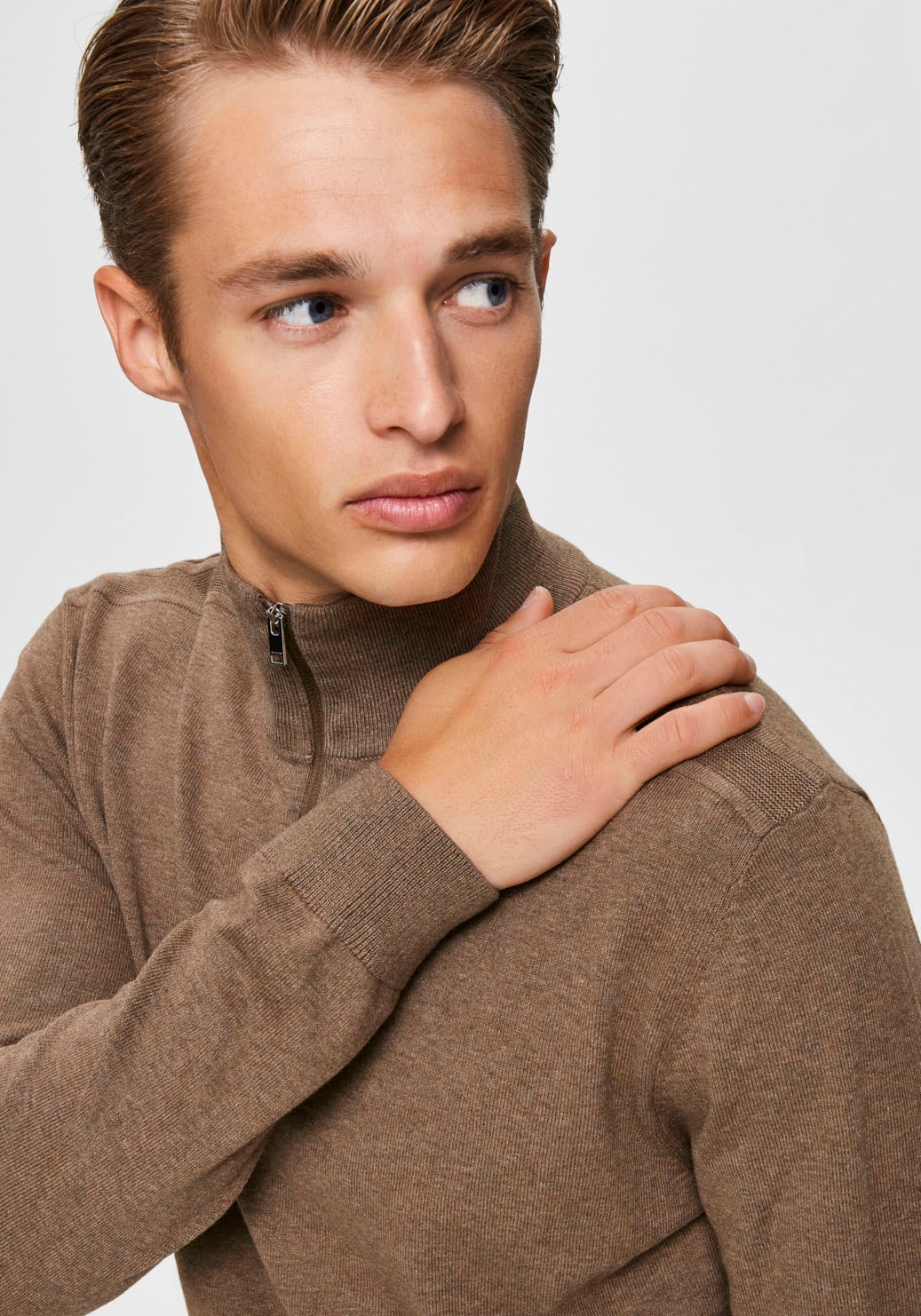 SELECTED HOMME Strickpullover »SLHBERG HALF kaufen online bei CARDIGAN ZIP NOOS« OTTO