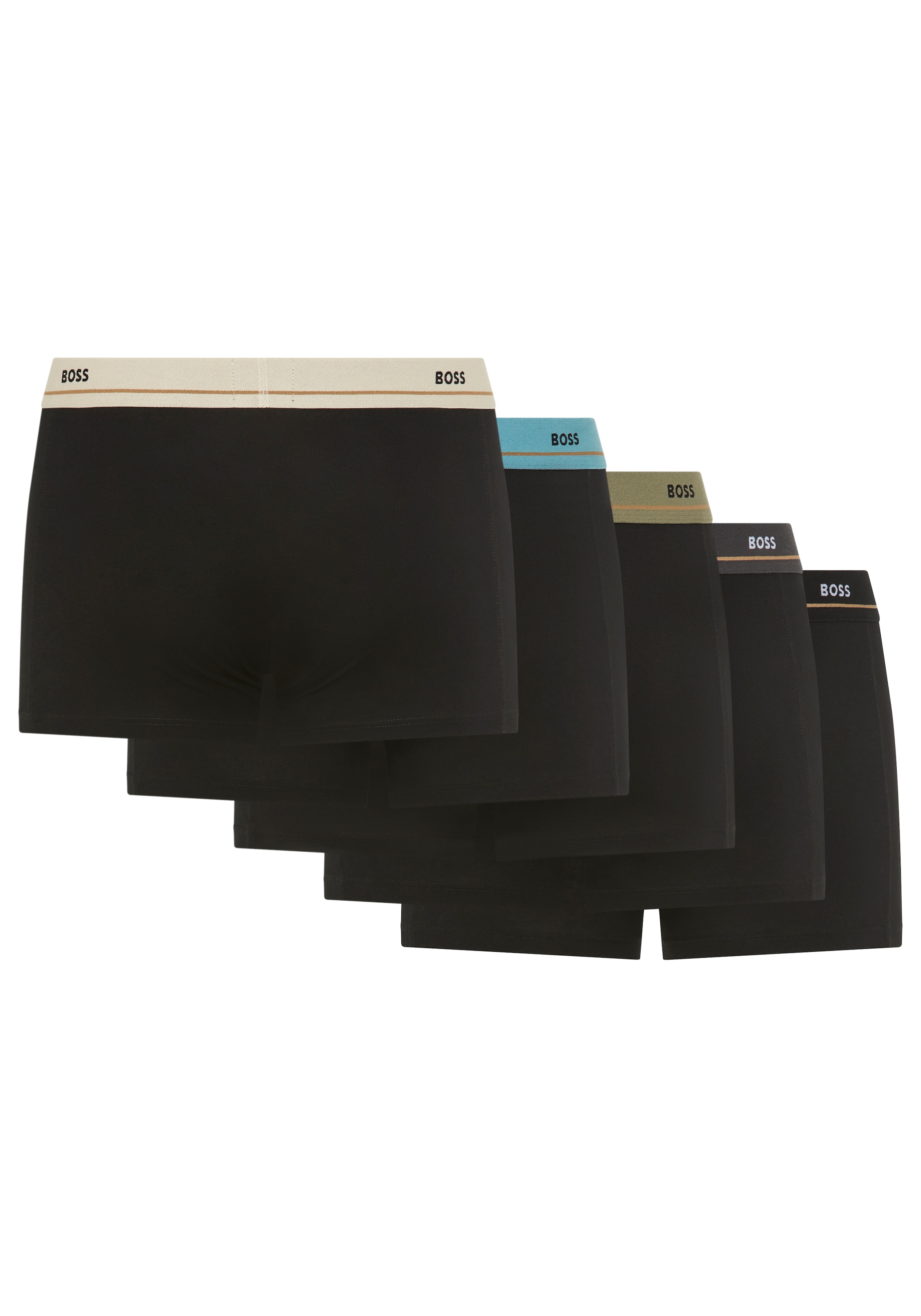 BOSS Trunk »Trunk 5P Essential« Packung, 5er, 5 Stk. tlg., mit elastischem Bund