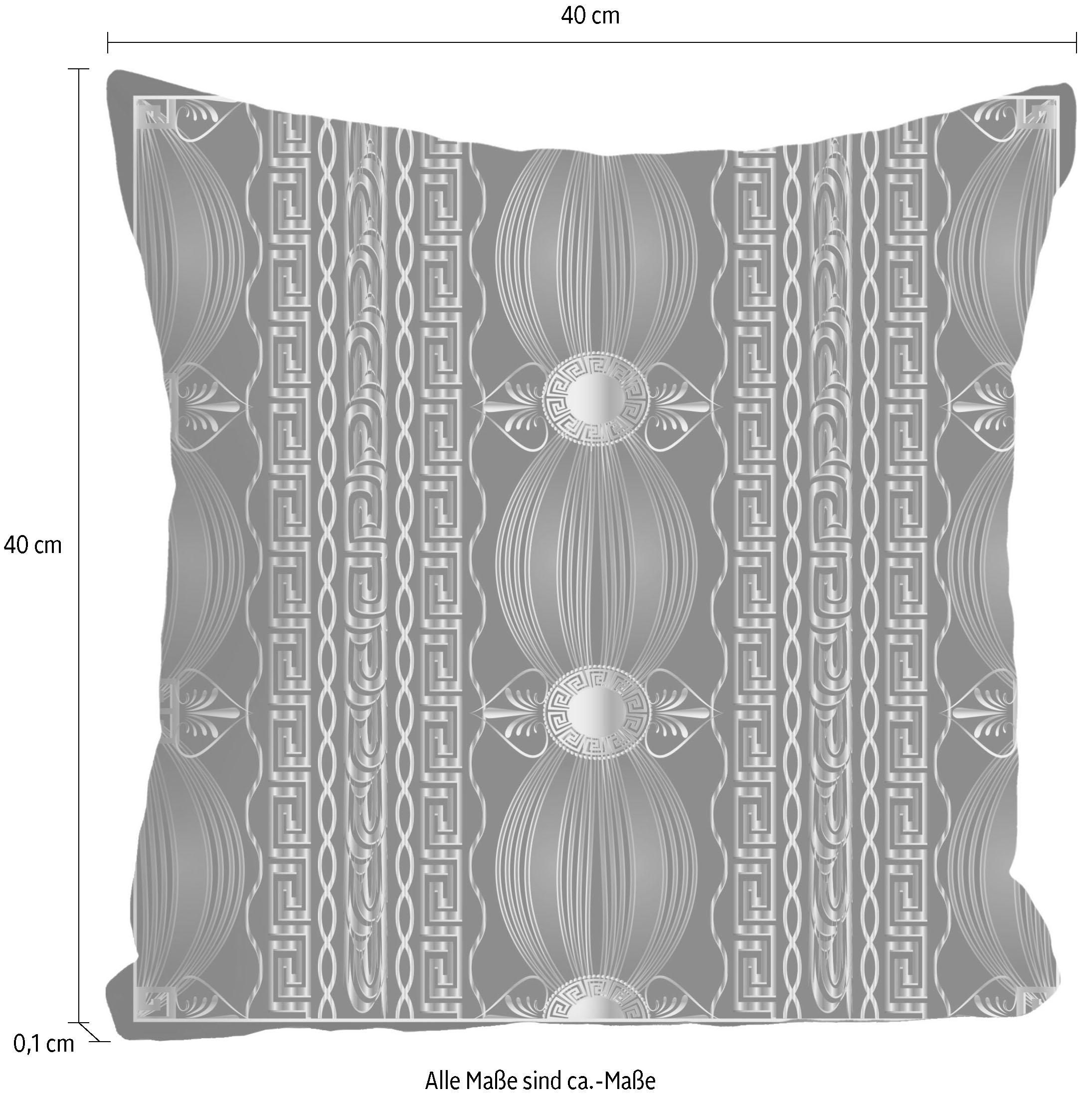 queence Dekokissen »»Ornament«,« Kissenhülle ohne Füllung, 1 Stück