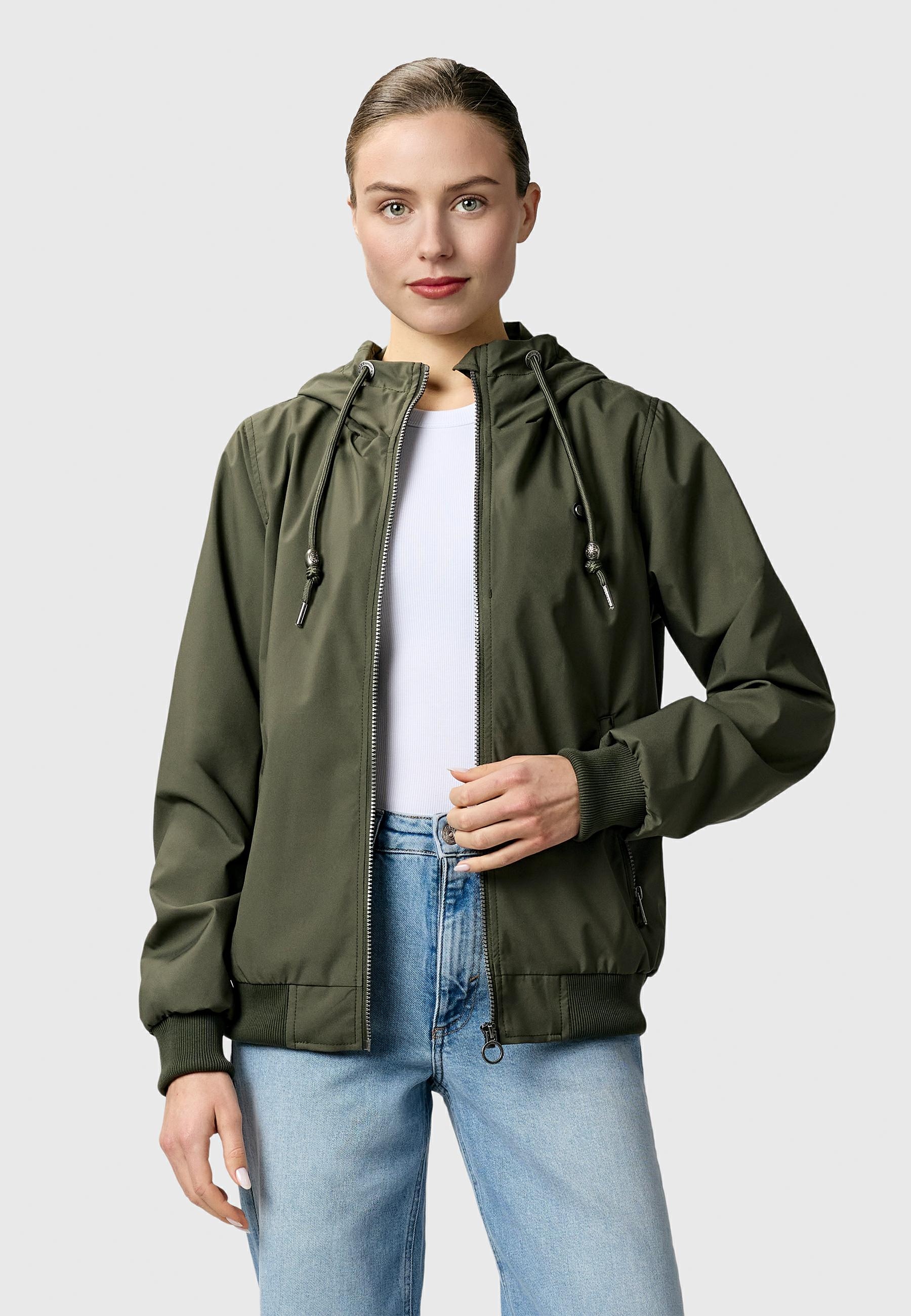 Ragwear Outdoorjacke »Outdoorjacke Nuggeta Summer YOUMODO« mit Kapuze Lässige Übergangsjacke mit Kapuze