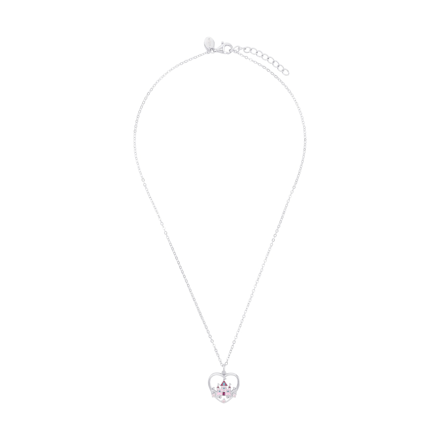 Prinzessin Lillifee Kette mit Anhänger »Herz/Schloss-Optik« mit Zirkonia (synth.)