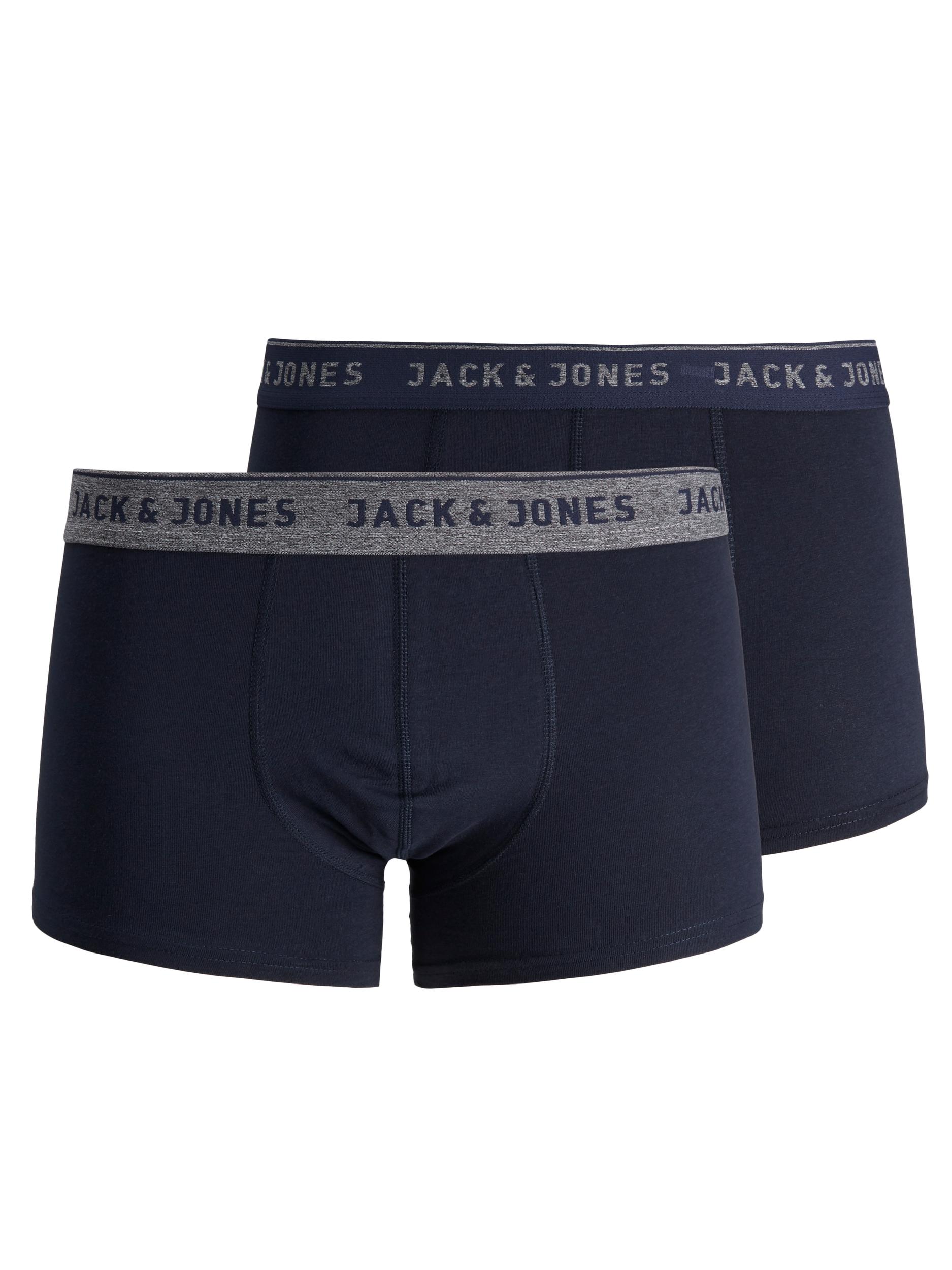 Jack & Jones Herren Trunk »JACVINCENT TRUNKS 2 PACK NOOS« Packung in blau, Größe XXL