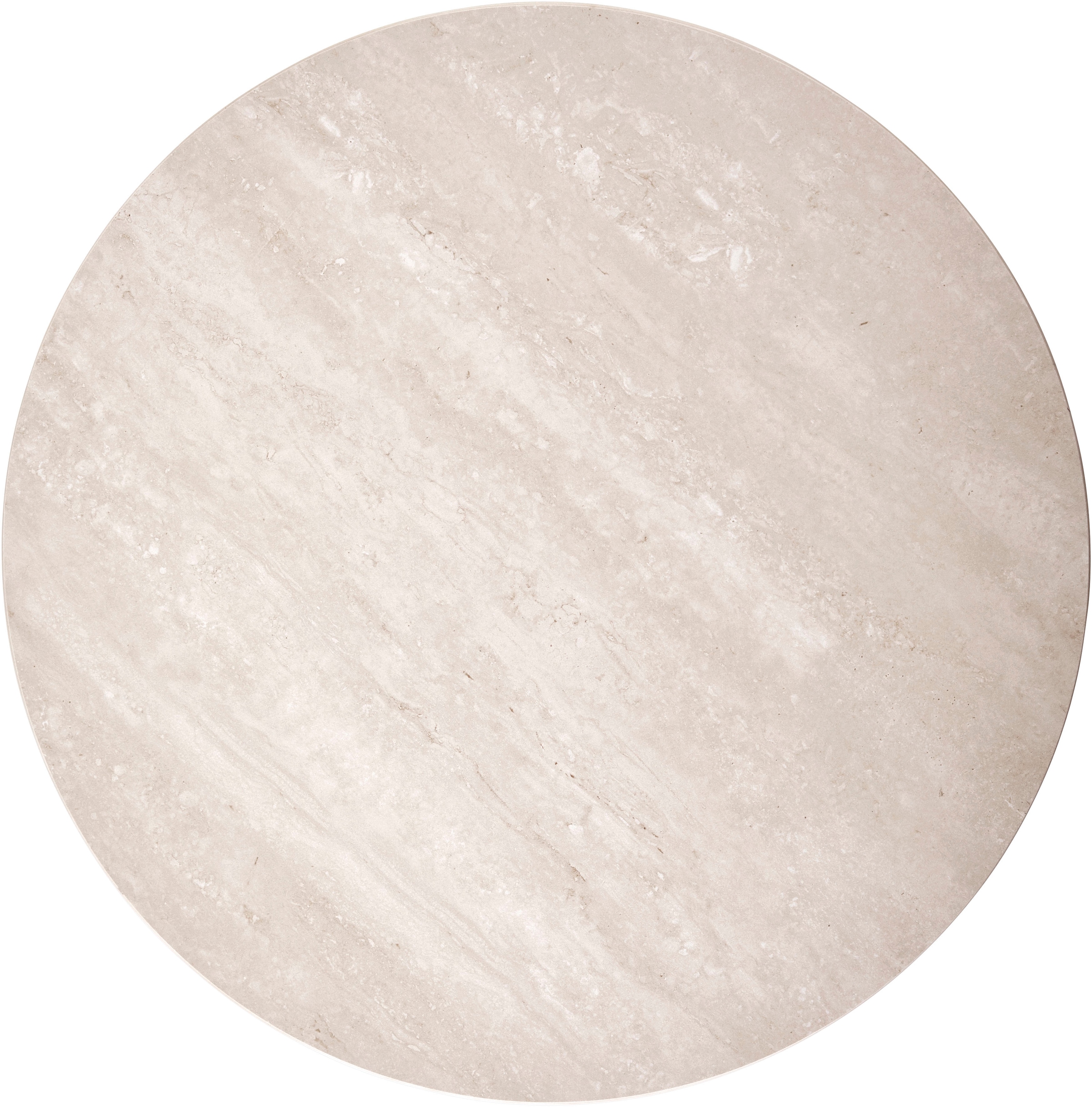 homsy by Ana Johnson Beistelltisch »Laysy« Holzdesign aus Esche, U-Form, Keramik Tischplatte, Breite 45 cm