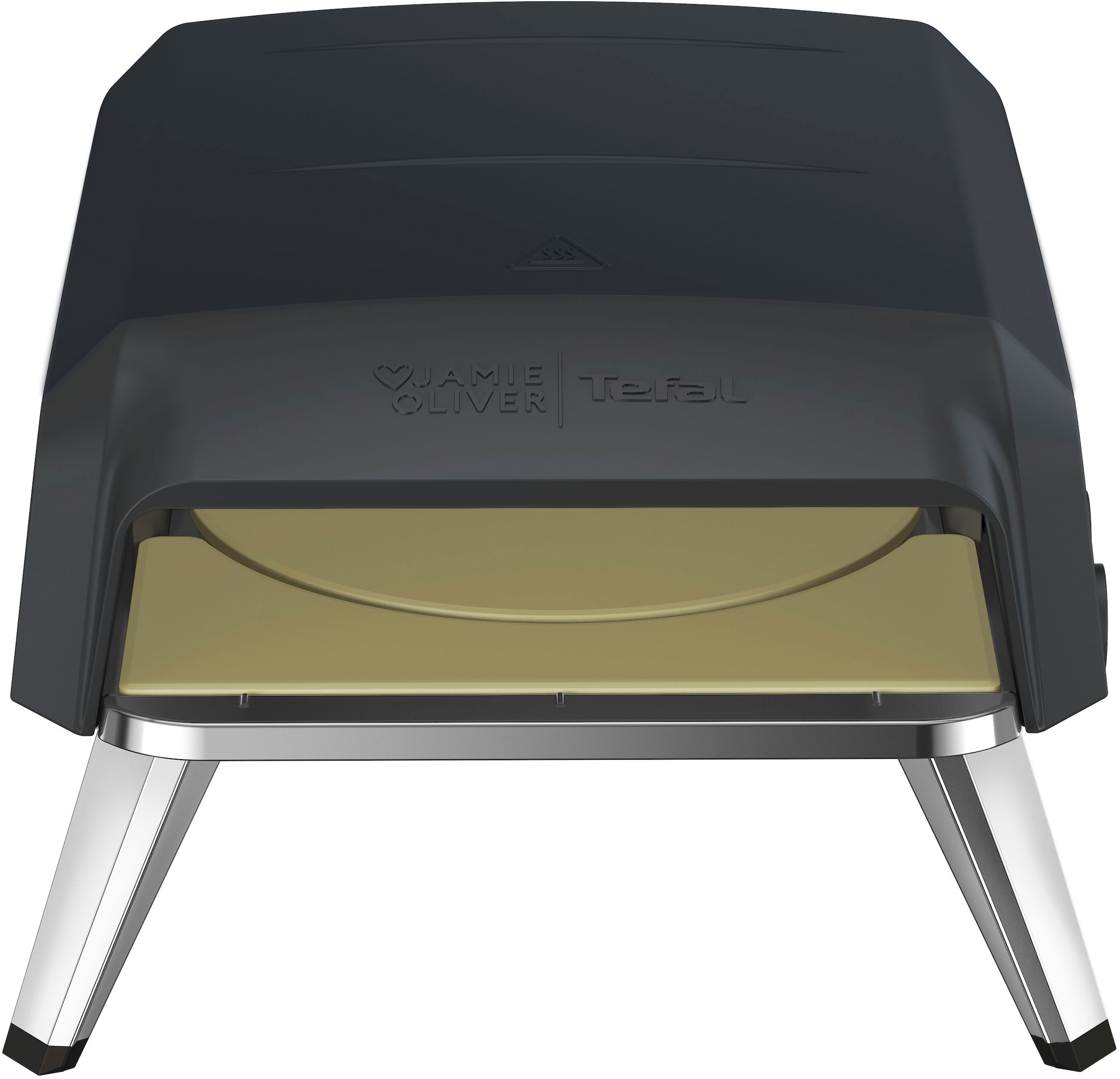 Tefal Pizzaofen »Jamie Oliver by Tefal JM4168 Pizza Pronto Gaspizzaofen«, 360° drehender Pizzastein, kompaktes Design, inkl. Pizzaschaufel