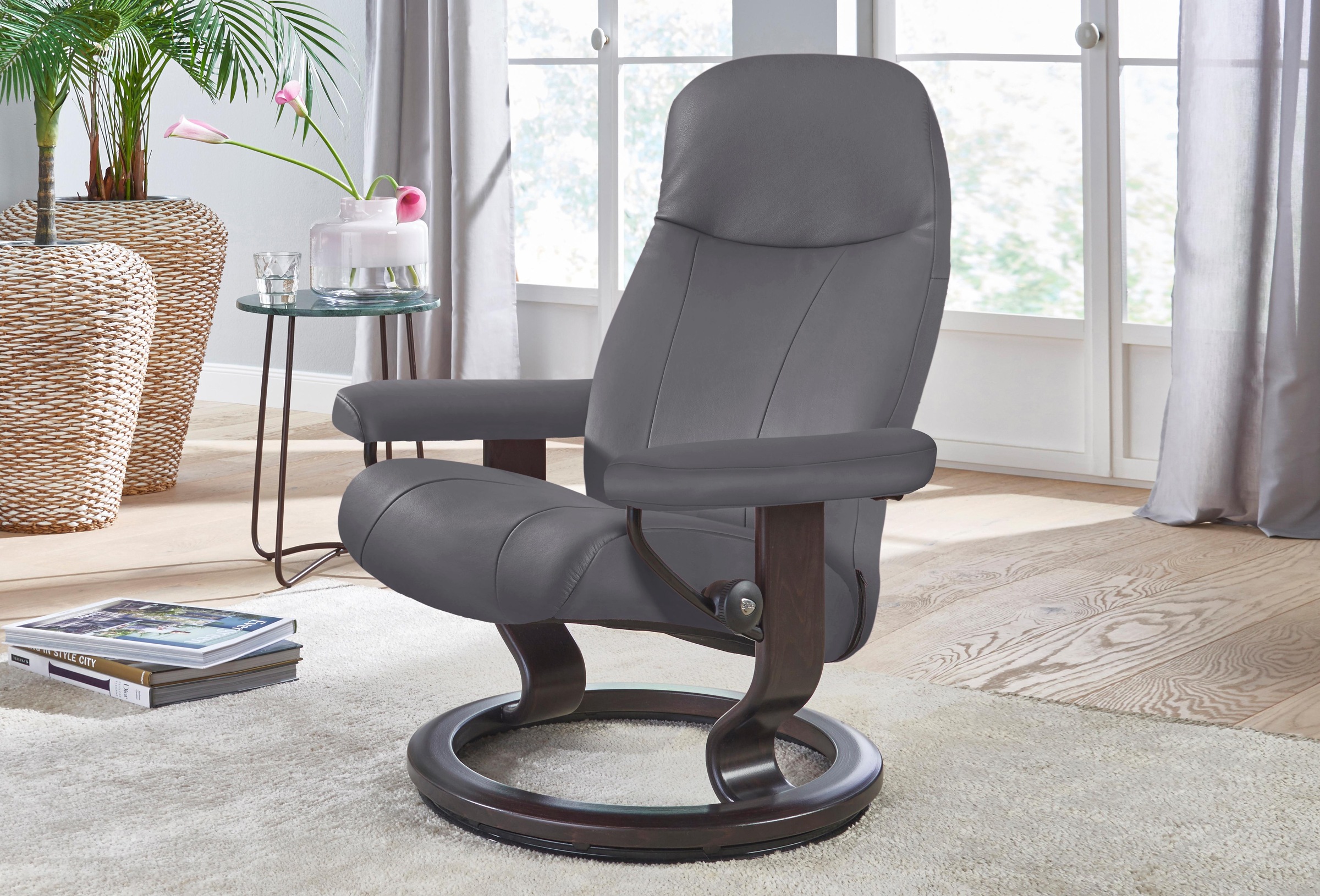 Stressless® Relaxsessel »Garda«, mit Classic Base, Größe L, Gestell Wenge