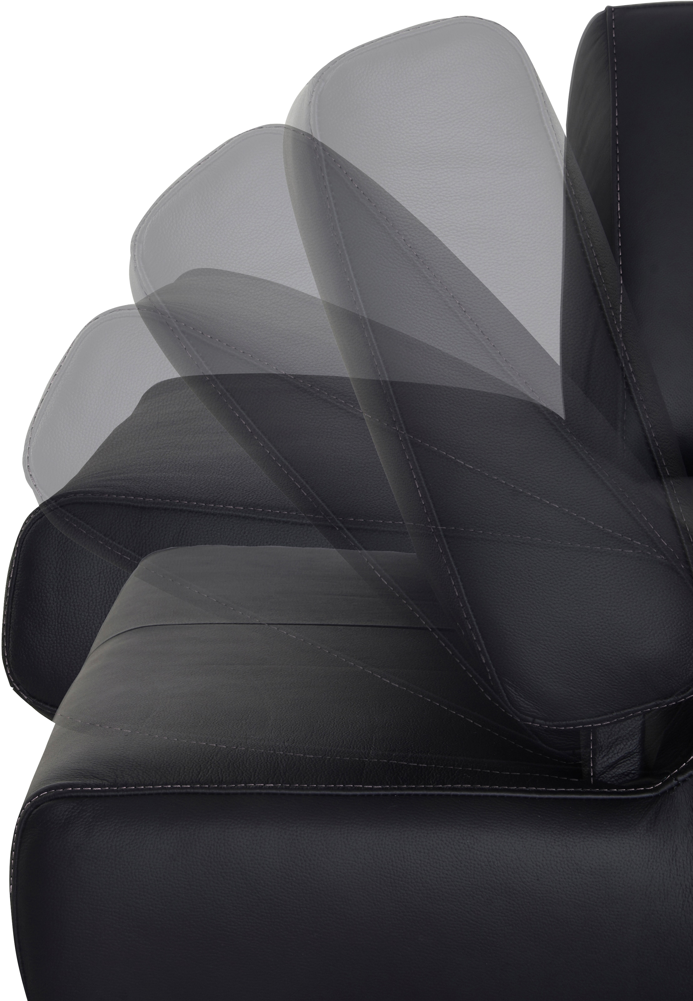 W.SCHILLIG 2-Sitzer »taboo Designsofa mit hohem Sitzkomfort«, mit Übertiefe, inklusive Armlehnenverstellung, mit Kontrastnaht