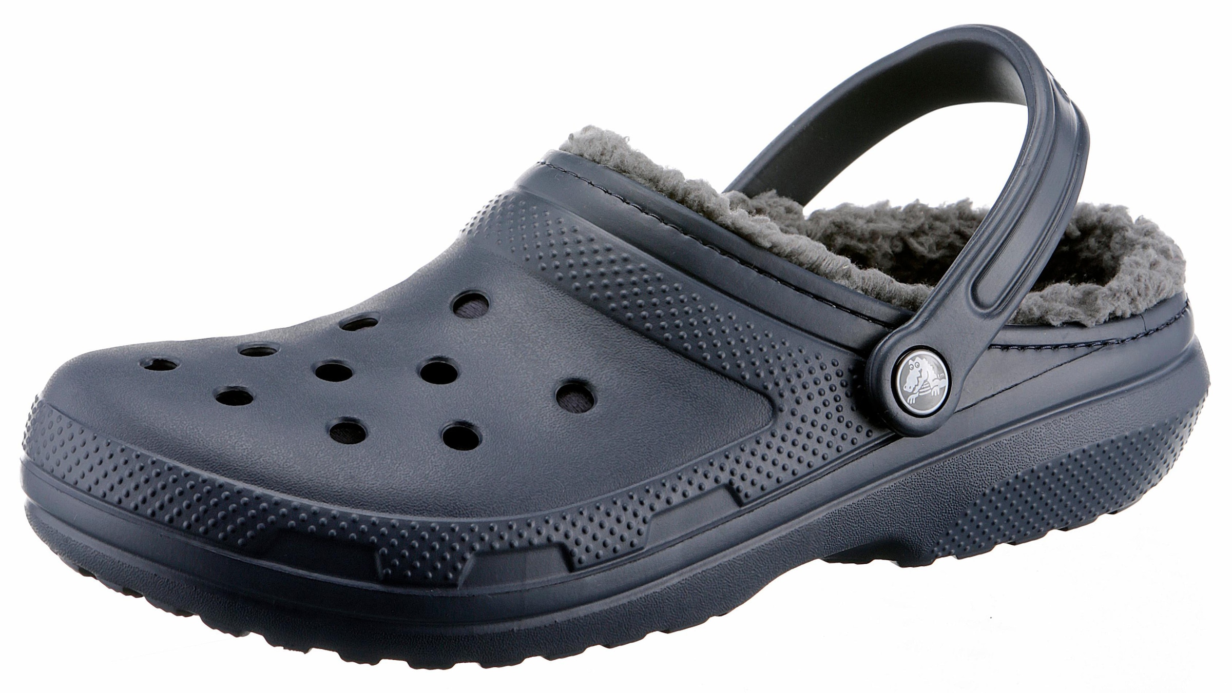 Crocs Hausschuh »Classic Lined Clog«, Gartenschuh, Schlappen, Clog, mit kuscheligem Fellimitat