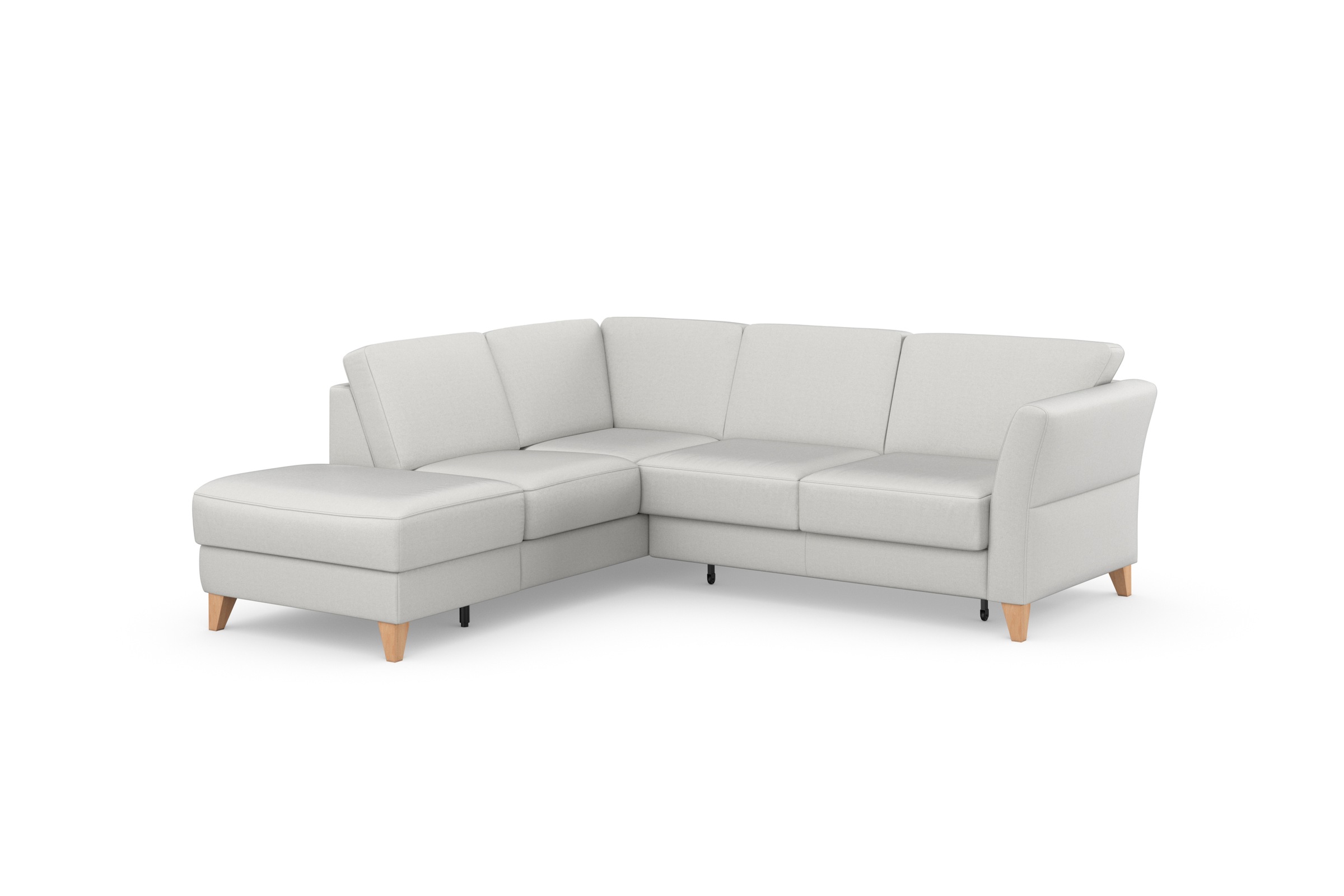 sit&more Ecksofa »Visby L-Form«, Wahlweise mit Bettfunktion und Stauraum, frei im Raum stellbar