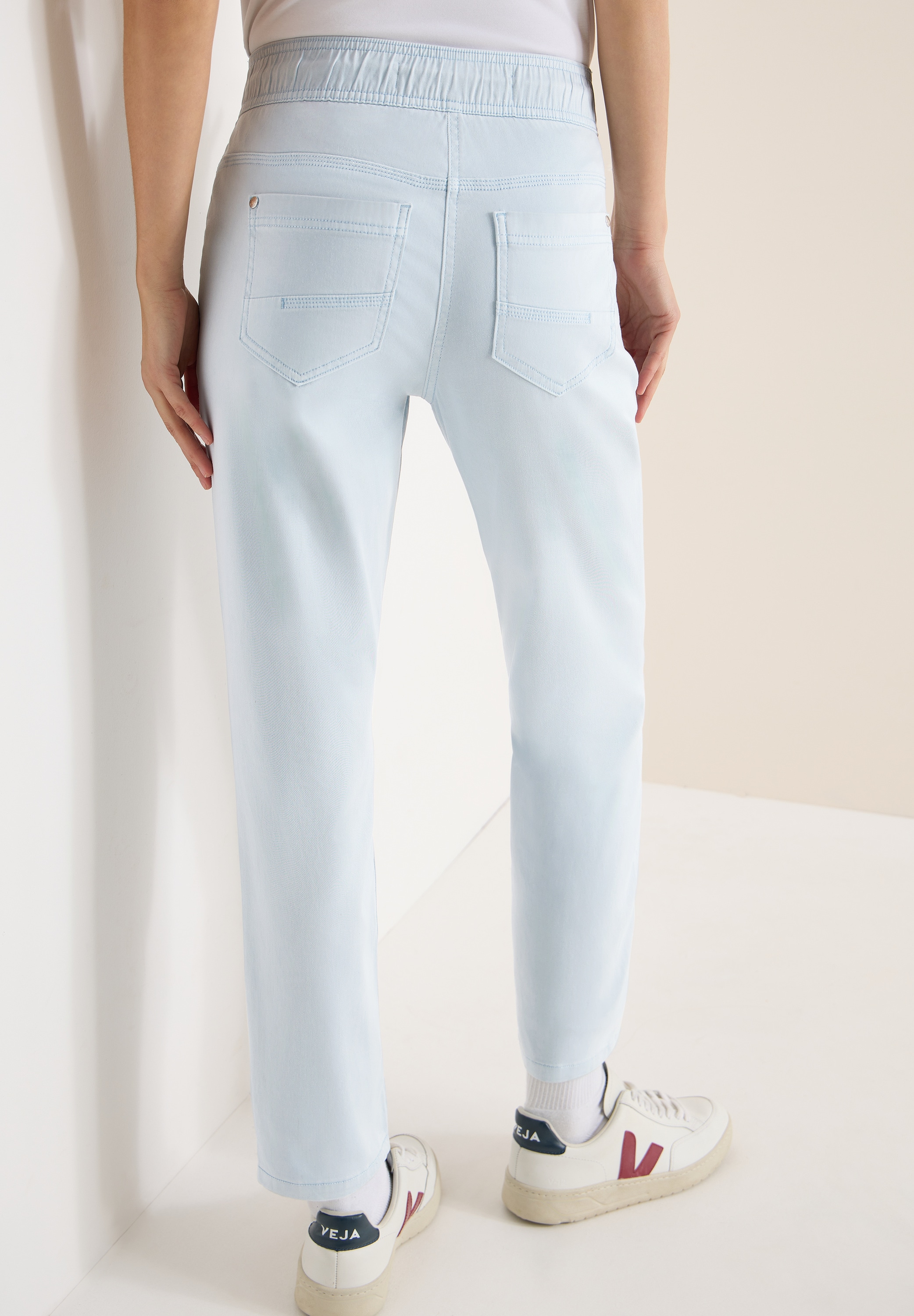 Cecil Stoffhose »Style Tracey«  mit elastischem Bund und Kordelzug