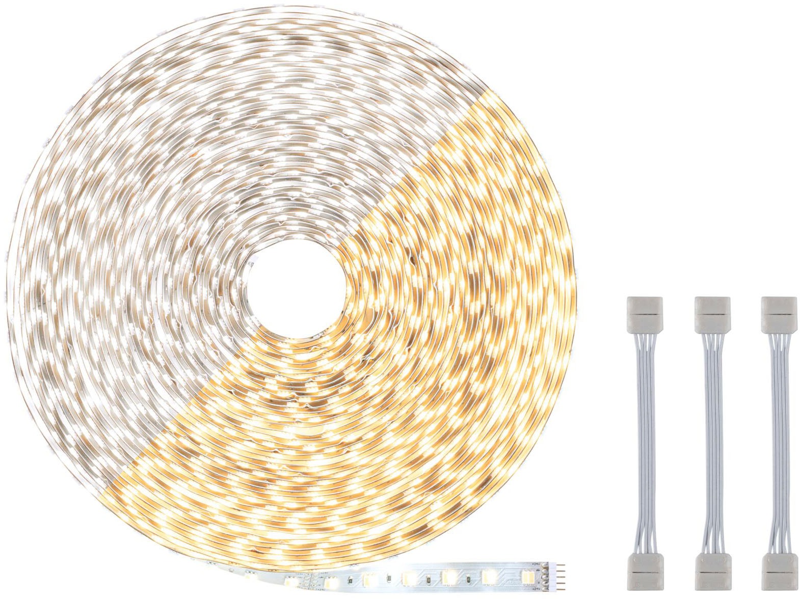 Paulmann LED-Streifen »MaxLED500 Einzelstripe, Adapterkabel 20m Tunable White 72W 550lm/m« 1 Stk.-flammig Tunable White 72W 550lm/m in silberfarben