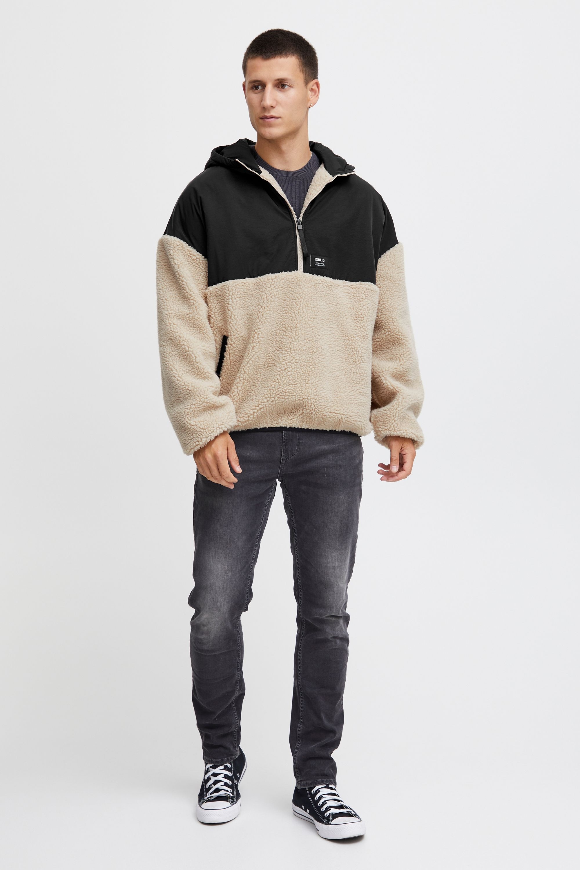 !Solid Fellimitatjacke »Fellimitatjacke SDMarco«