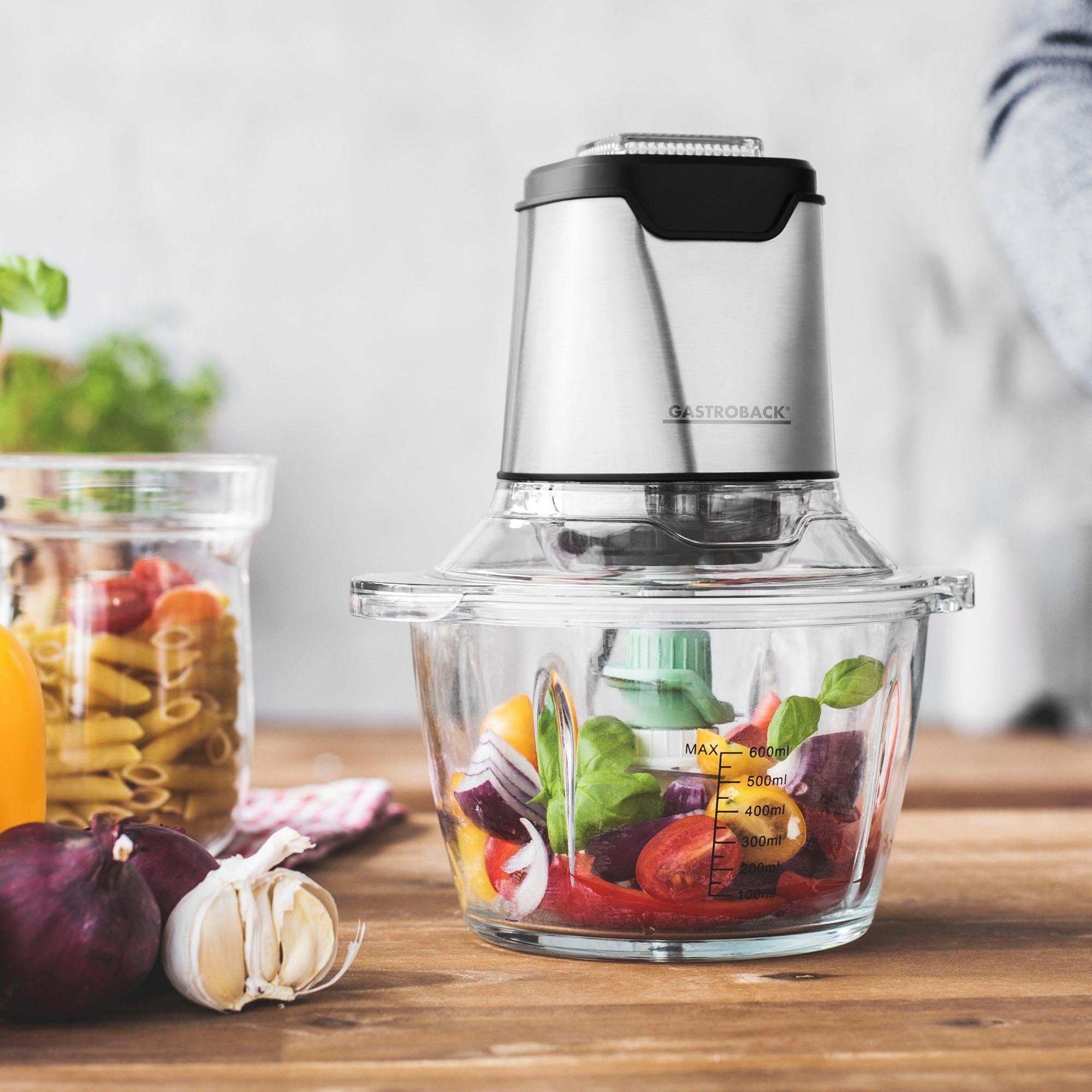Gastroback Zerkleinerer »Design Mini Chopper Plus 40961« 400 W