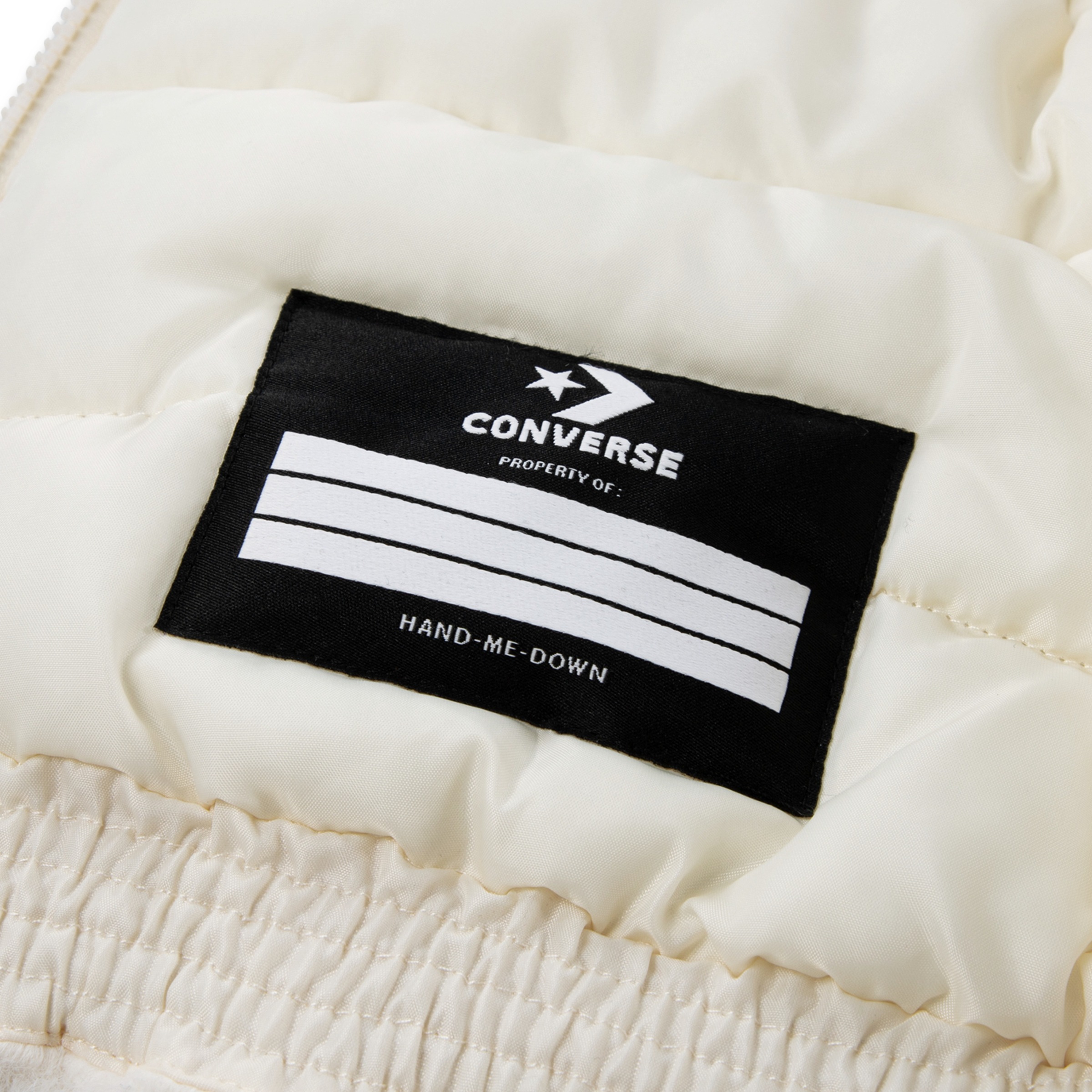 Converse Steppjacke »CNVG HOODED FAUX FUR JKT« mit strukturierter Steppung, aus Polyester, in den Größen S bis XL