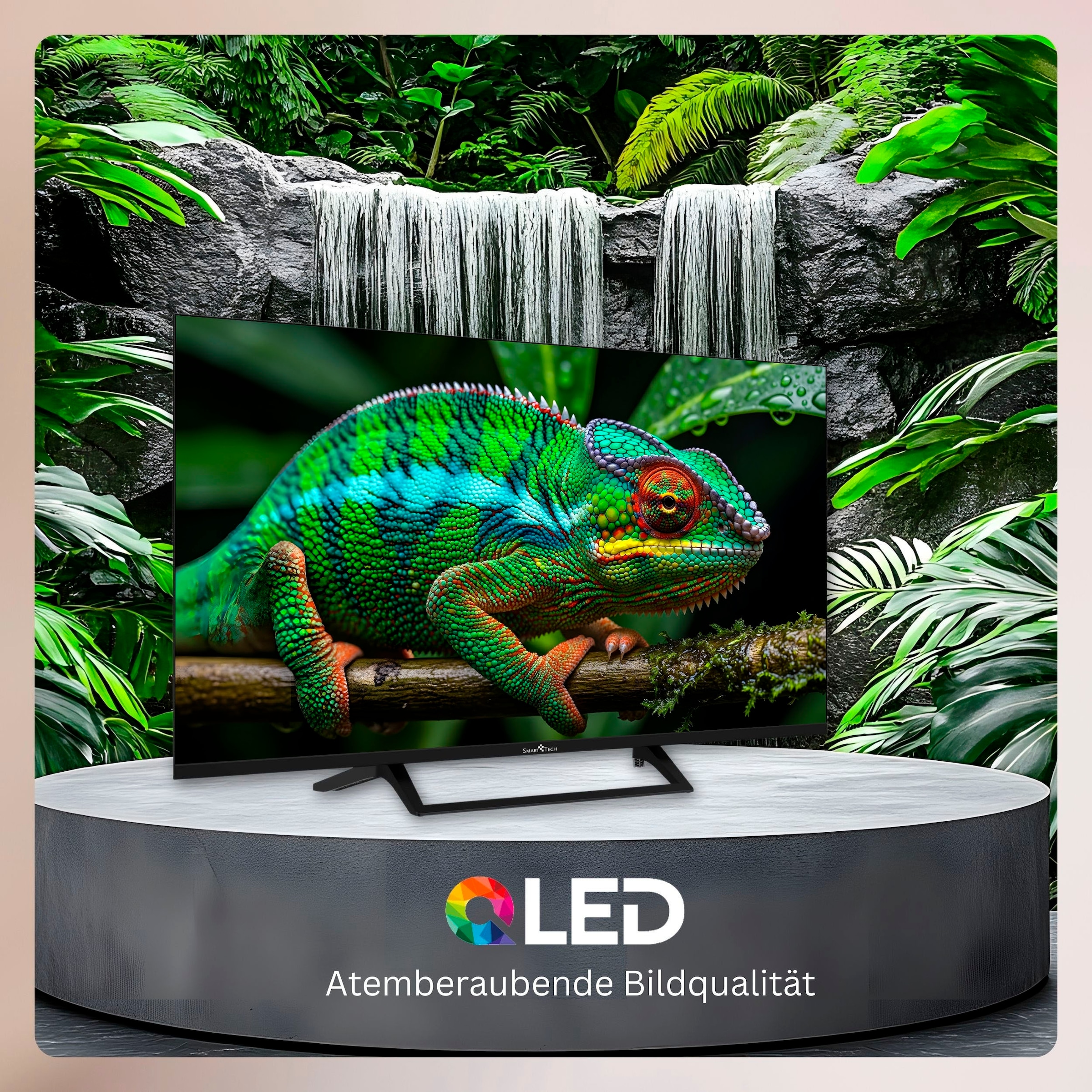 Smart Tech QLED-Fernseher »50QV02K« 126 cm/50 ″ Smart-TV