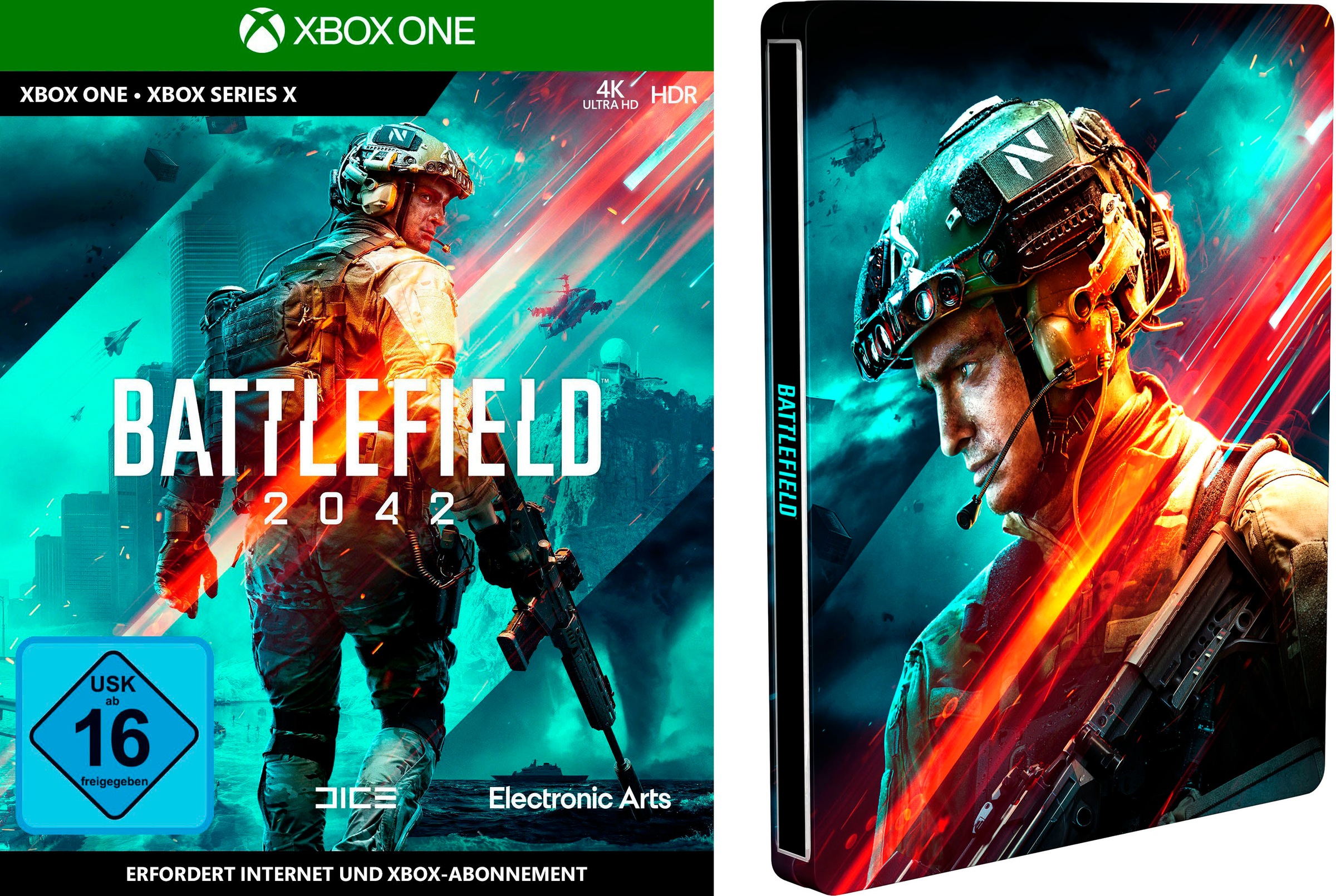 Electronic Arts Spielesoftware »Battlefield 2042 + Steelbook«, Xbox One