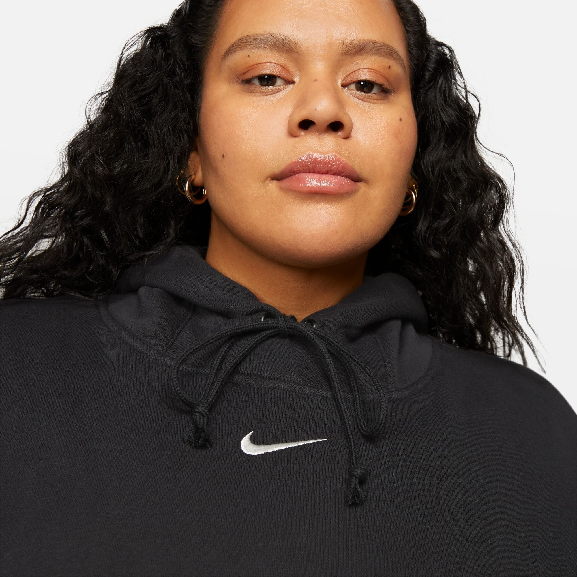 Nike Sportswear Kapuzensweatshirt »W NSW PHNX FLC OS PO HOODIE PL«, Oversize Passform, aus Baumwolle und Polyester

