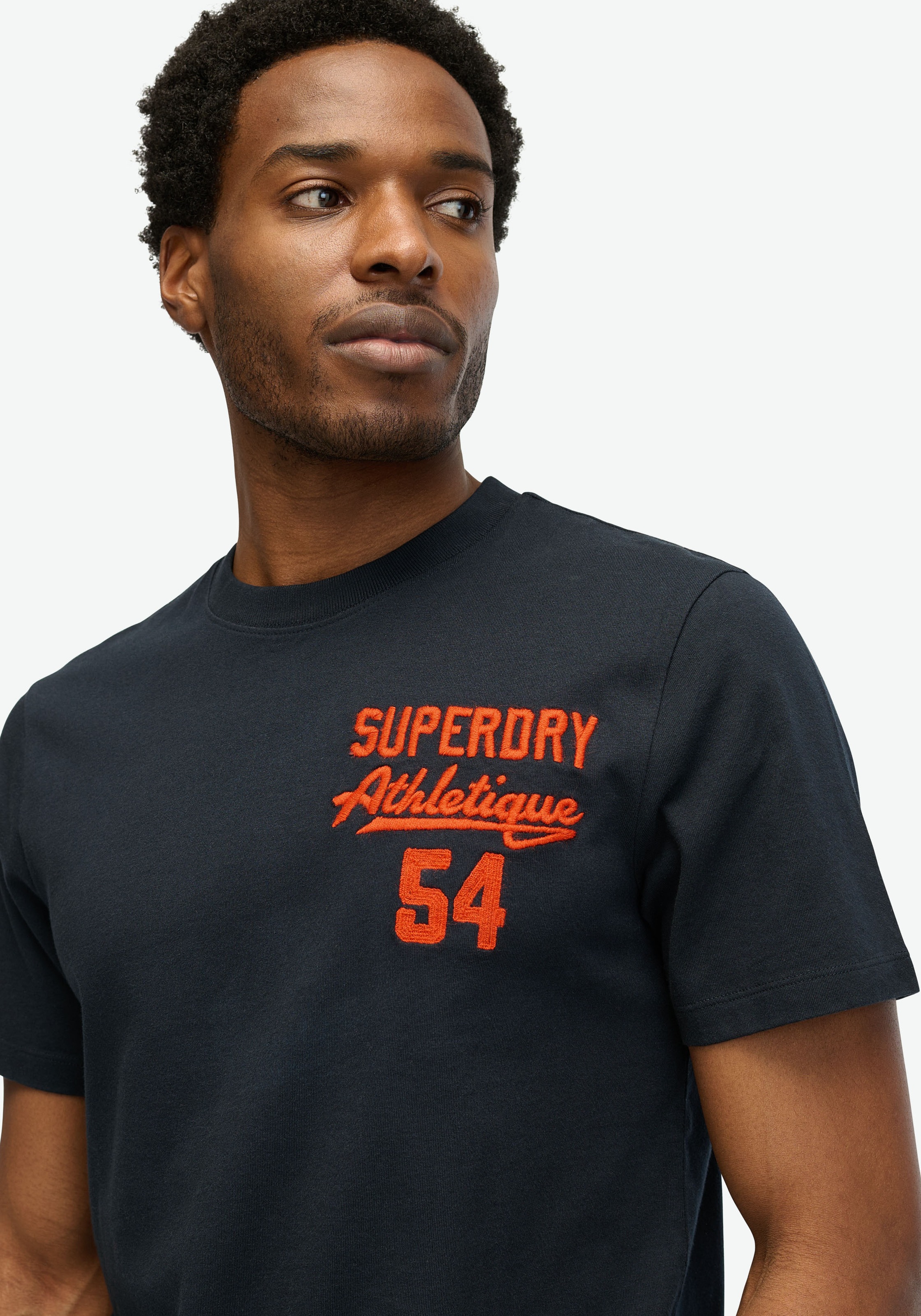 Superdry Kurzarmshirt »EMBROIDER SUPERSTATE LOGO TEE«