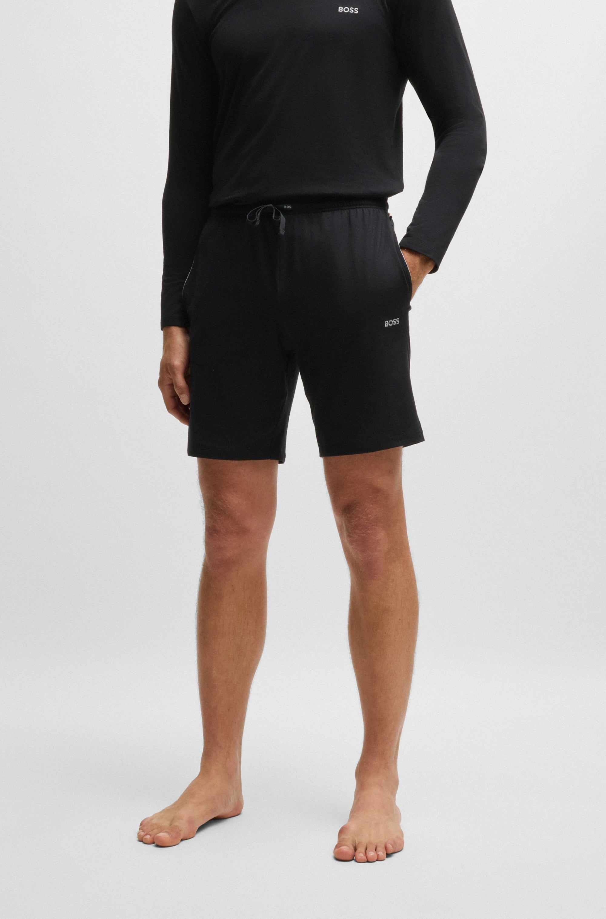 BOSS Sweatshorts »Mix&Match Short CW«, mit BOSS Logo