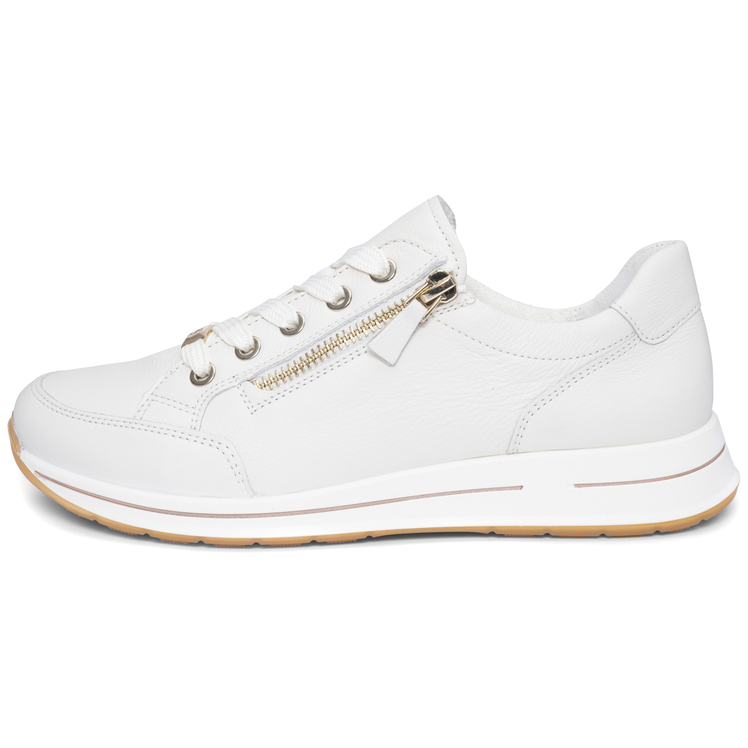 Ara Sneaker »OSAKA«  Freizeitschuh, Halbschuh, Schnürschuh mit Reißverschluss, H-Weite