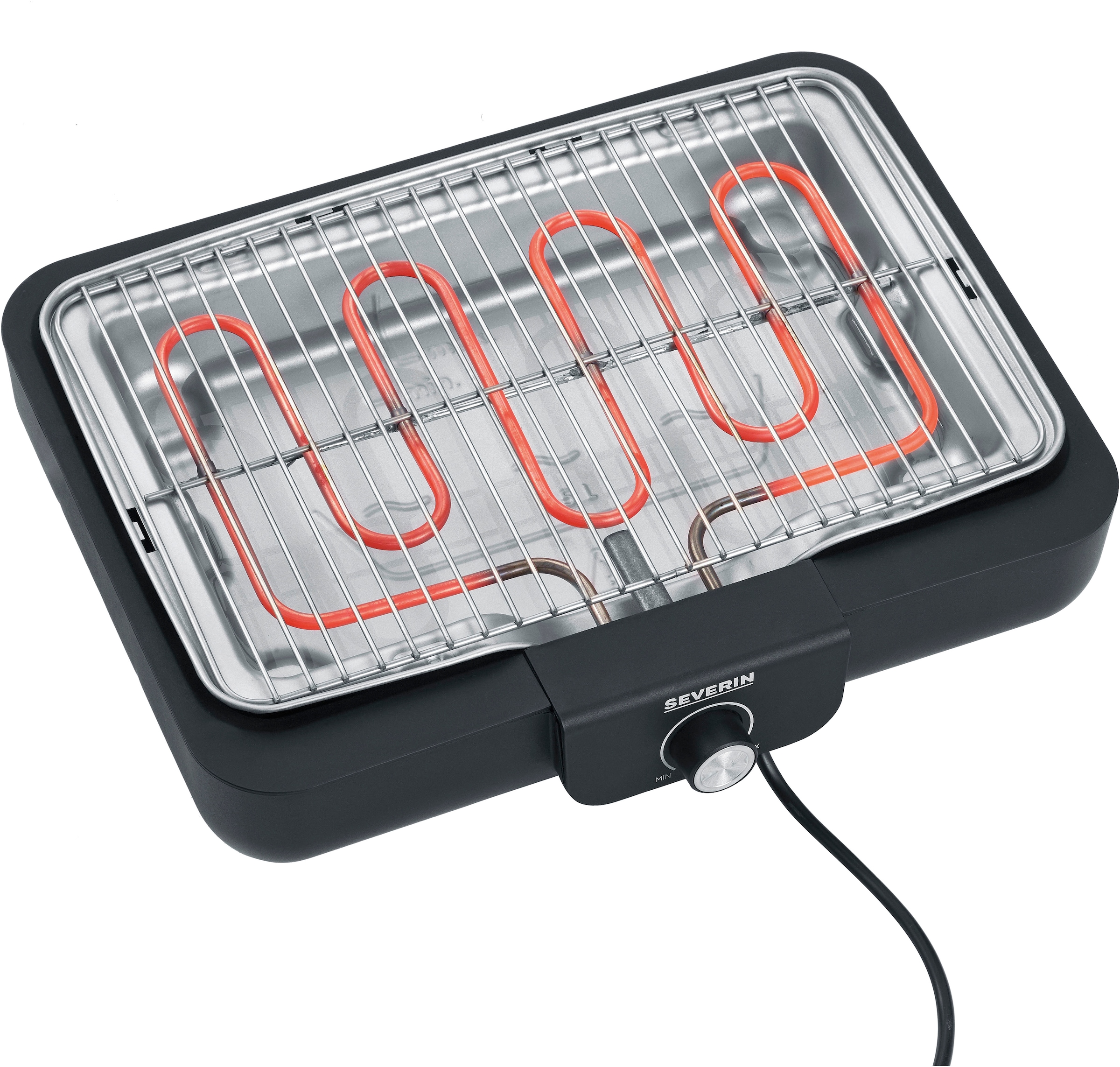 Severin Tischgrill »PG 8554 mit Grillrost«, 2300 W, Schnelle Aufheizzeiten bei einer Leistung von 2.300 W