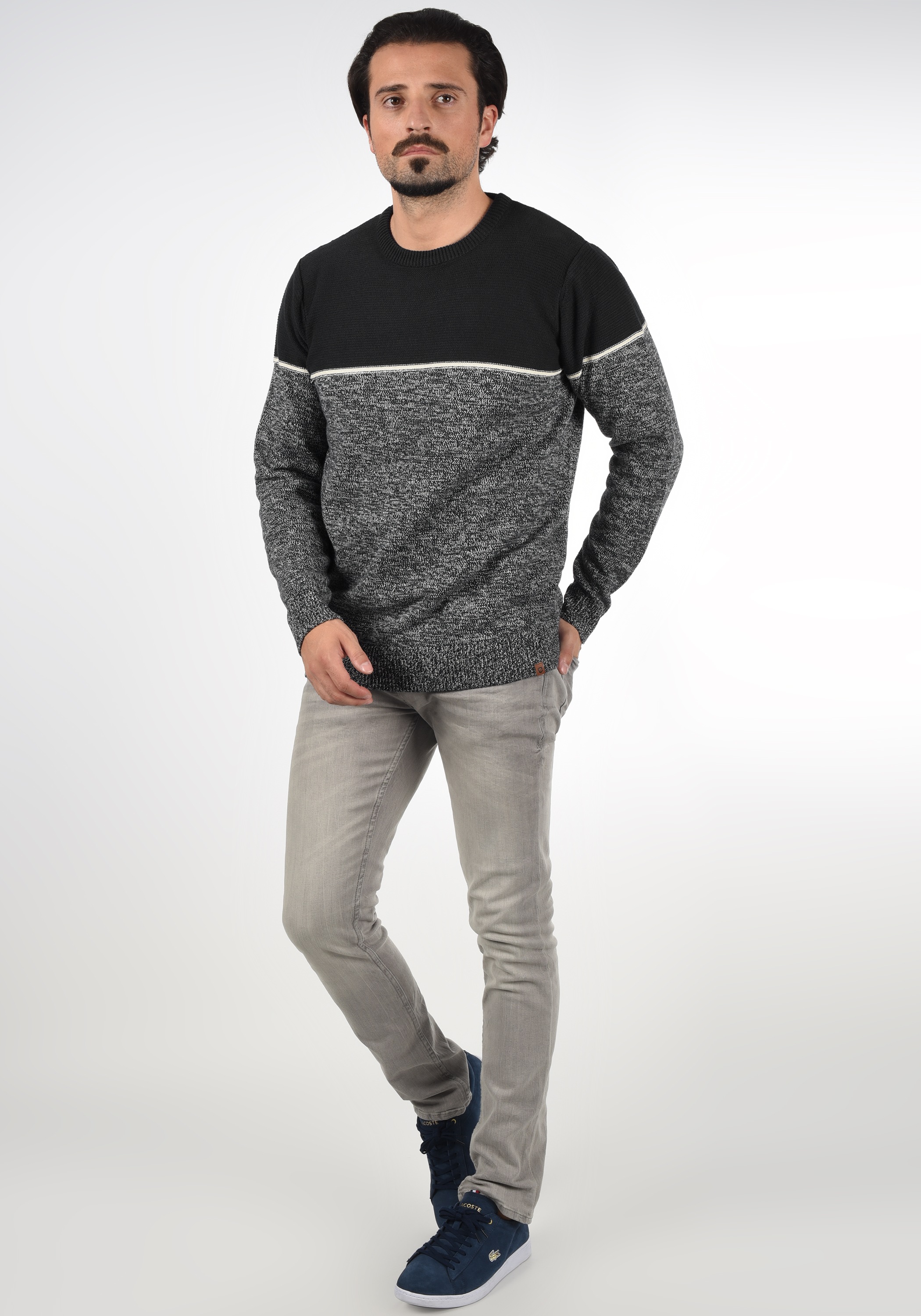 Indicode Strickfleece-Pullover »Strickpullover IDLynn«