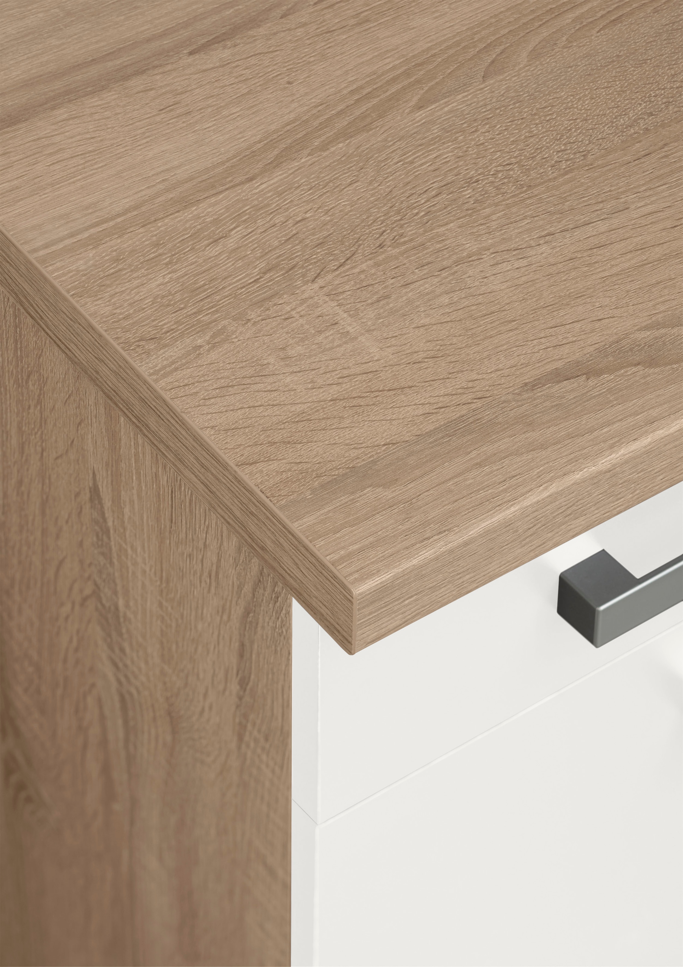 OPTIFIT Küchenzeile »Leer Breite 300 cm«, mit Hanseatic E-Geräten, inkl. Kühlschrank
