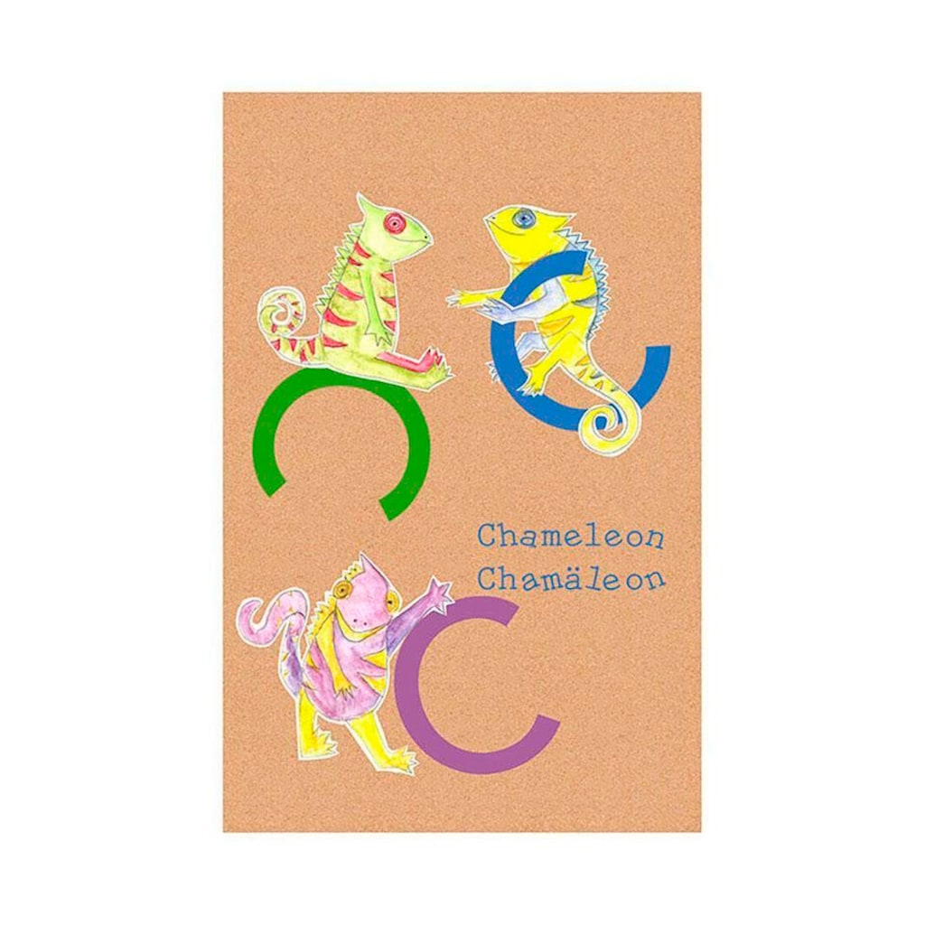 Komar Poster »ABC Animal C«, Buchstaben, (1 St.)