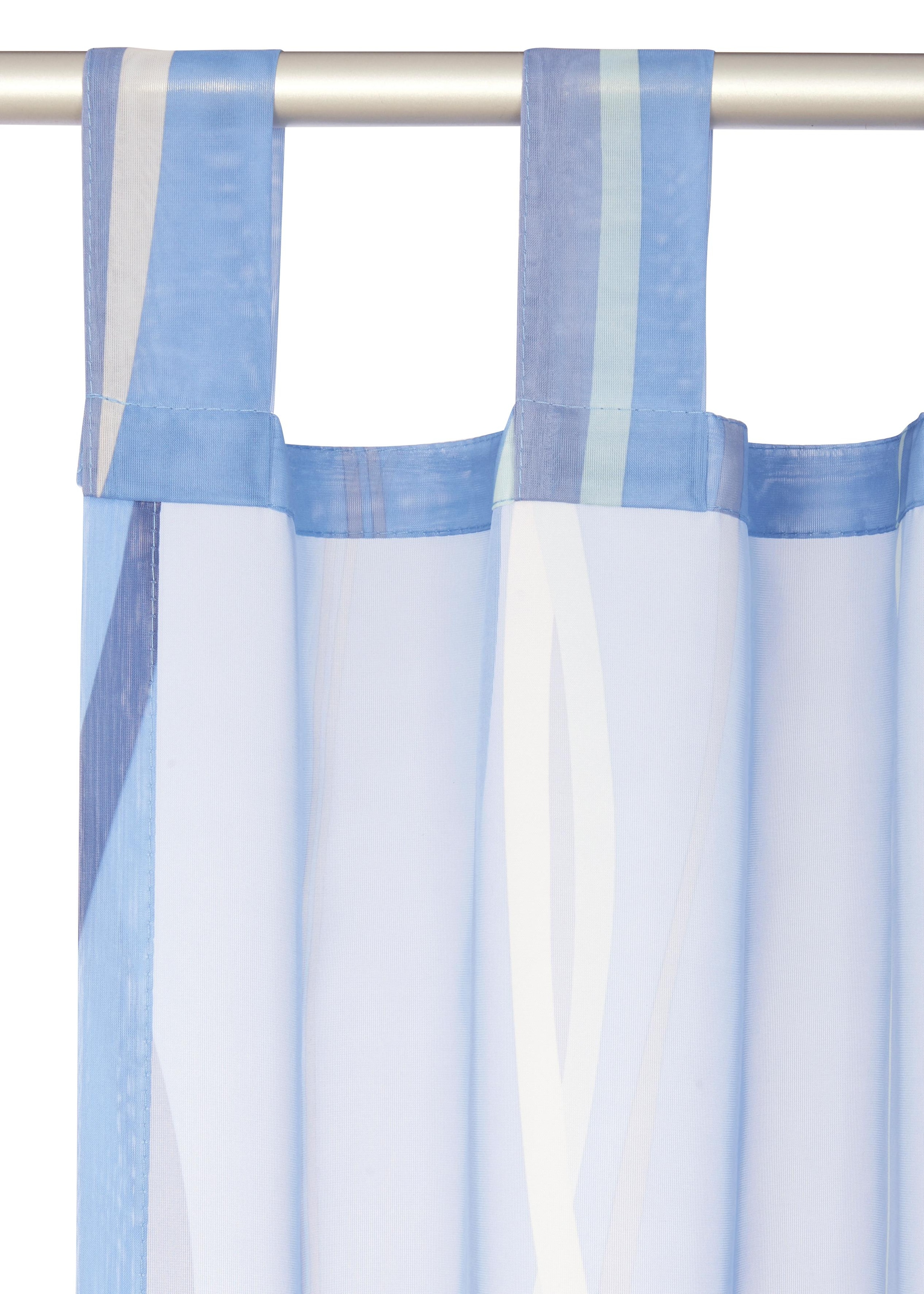 OTTO home Gardine »Dimona« Schlaufen 2 Stk. tlg. 2er-Set, Voile, Polyester, Wellen