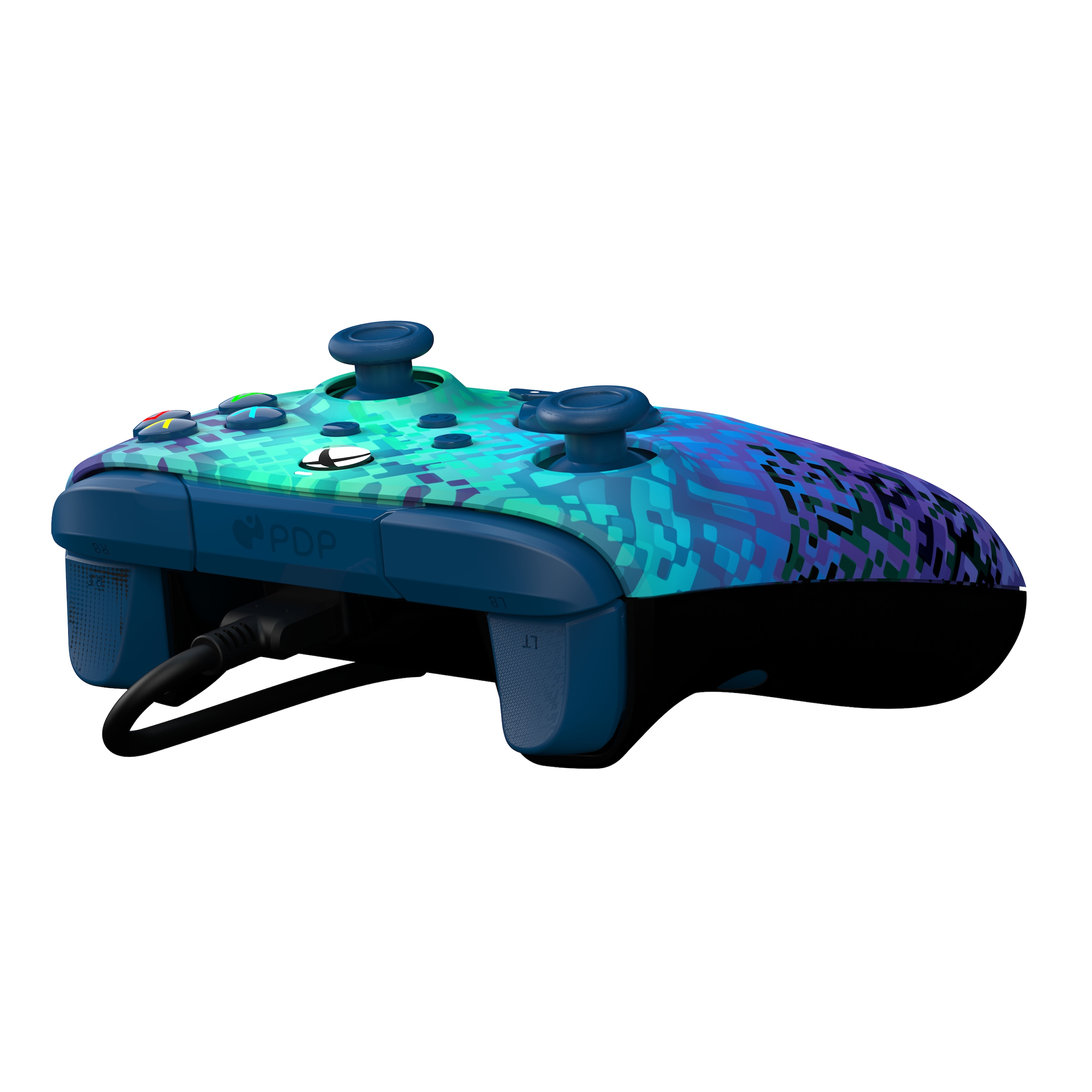 PDP - Performance Designed Products Gamepad »kabelgebunden Rematch Glitch Green XBOXSerieX«