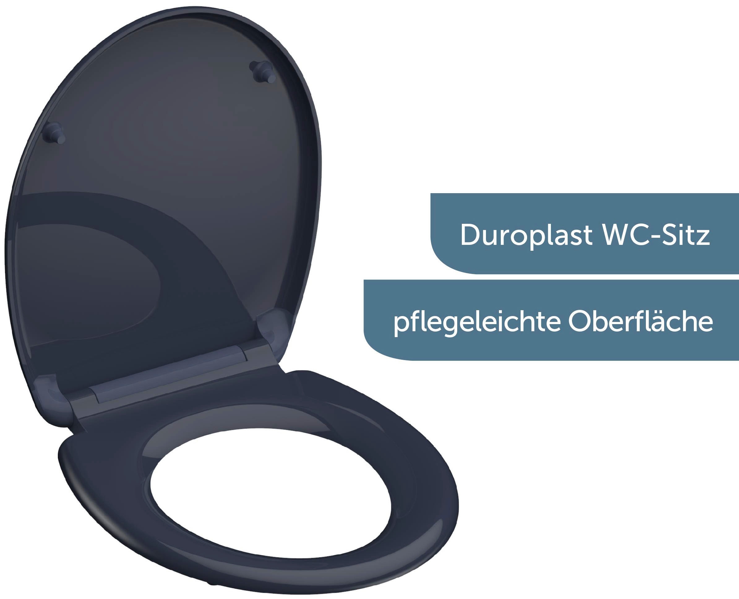 Schütte WC-Sitz, mit Absenkautomatik und Schnellverschlusstechnik