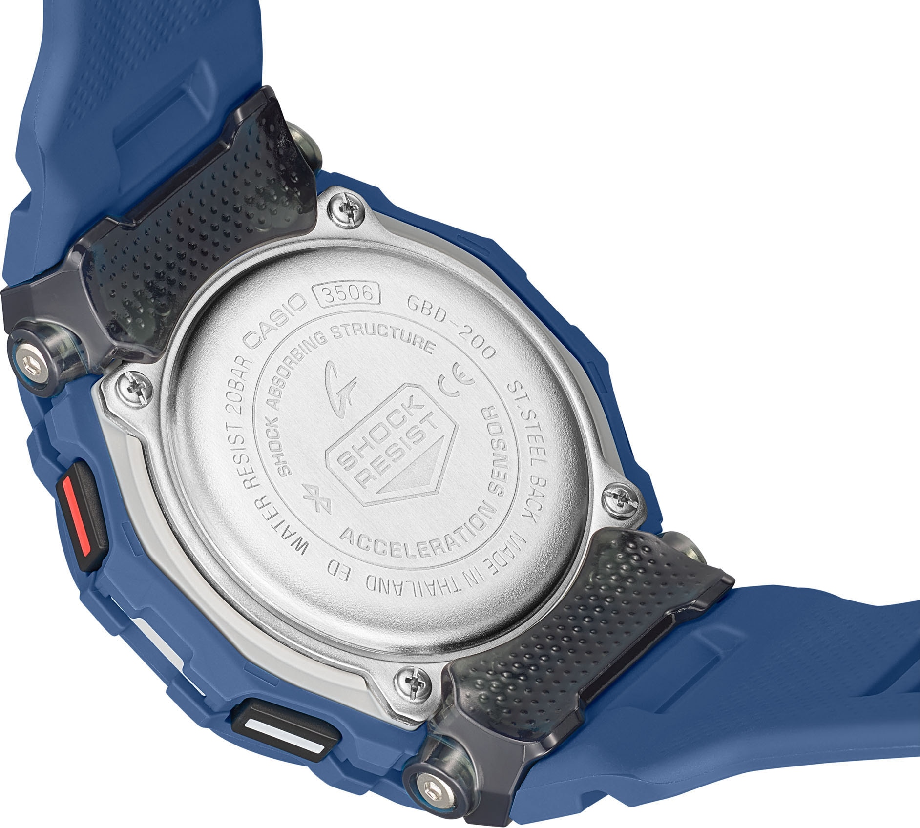 CASIO G-SHOCK Smartwatch »GBD-200-1ER«, Armbanduhr, Herrenuhr, Bluetooth, Schrittzähler, Stoppfunktion)