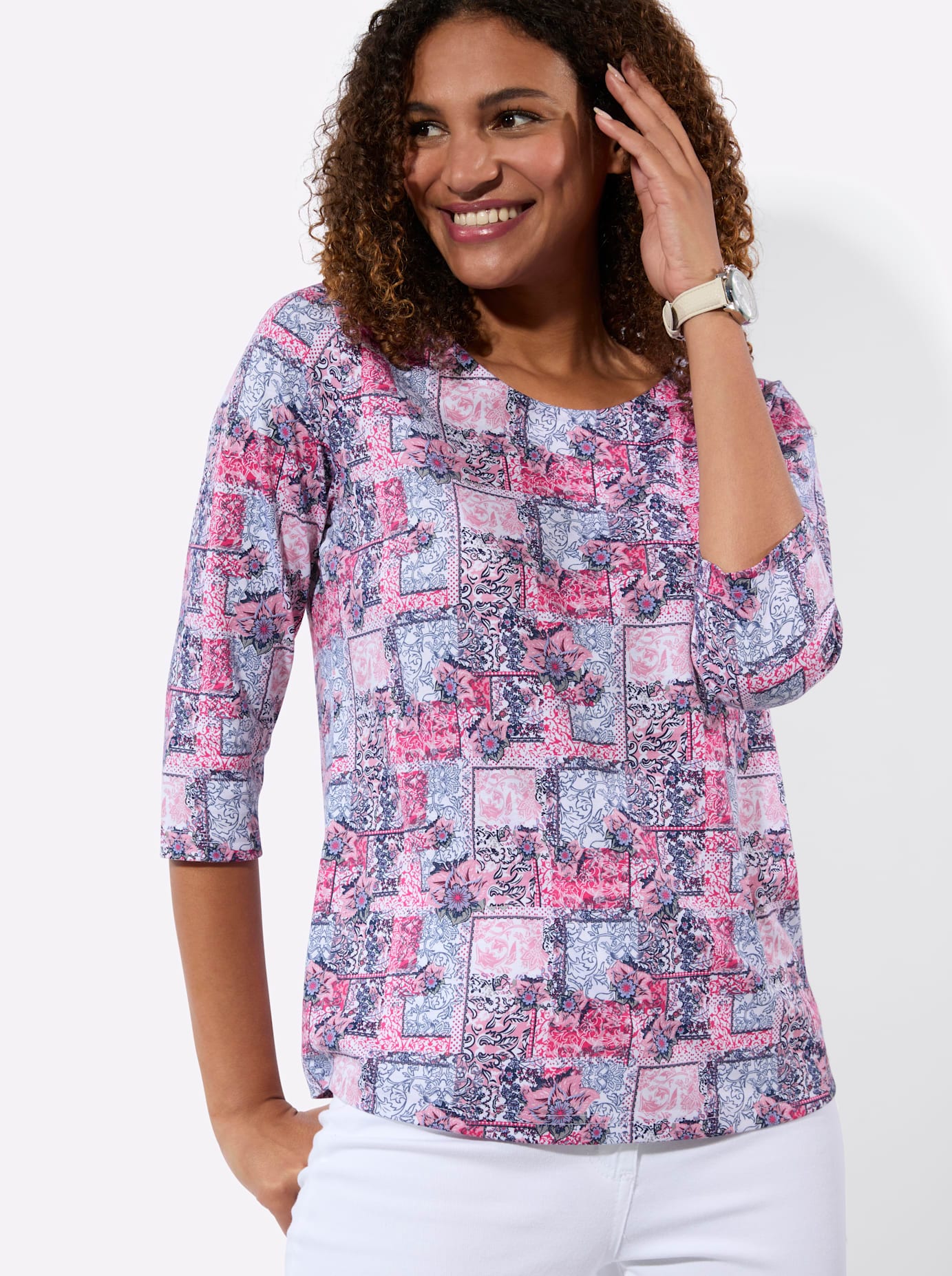 Inspirationen Print-Shirt »3/4-Arm-Shirt« 1 tlg.