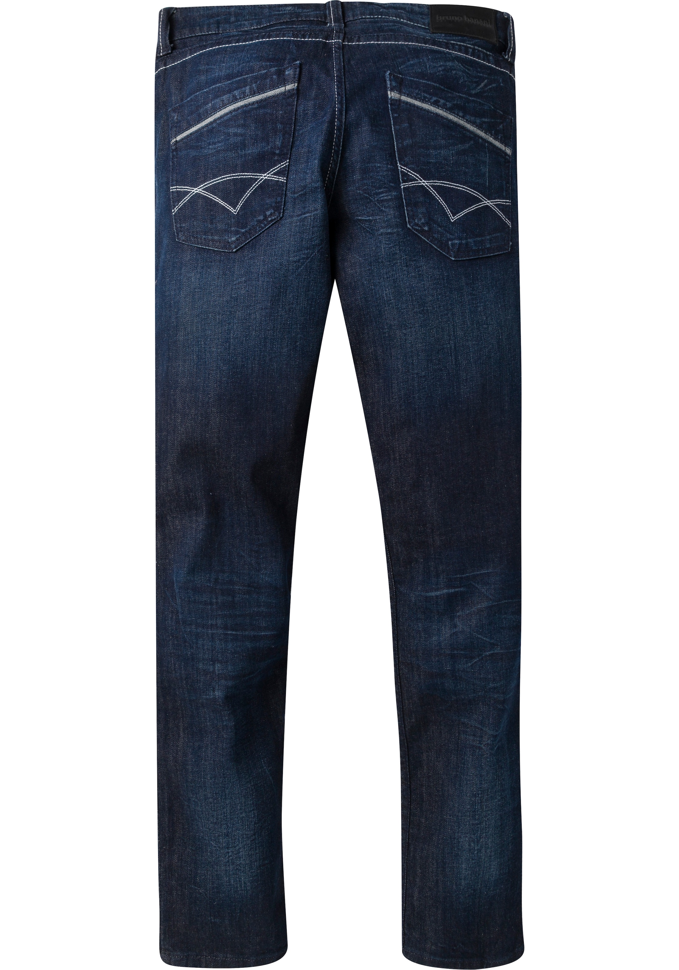 Bruno Banani Straight-Jeans »Dylan«, gerade Beinform, Used-Waschung, niedrige Leibhöhe