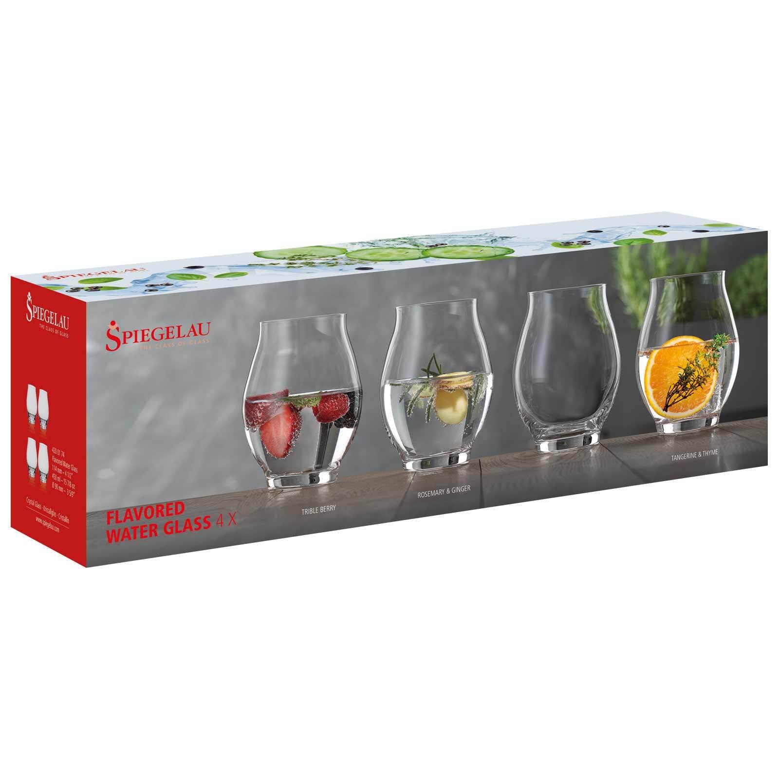 SPIEGELAU Glas »Flavored Water Gläser Special Glasses 450 ml 4er Set transparent«